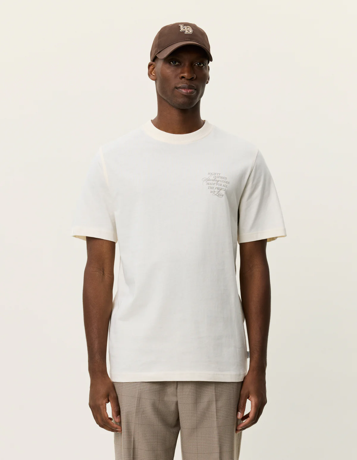 Les Deux Ben Faience Tee - Eggnog White - Image 2