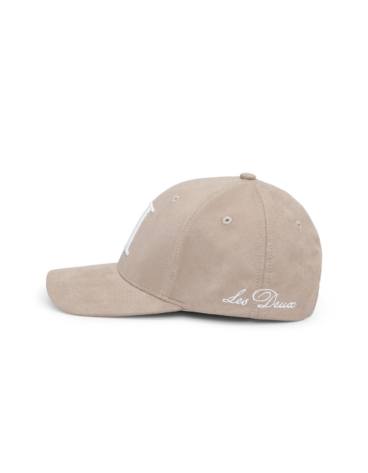Les Deux Encore Suede Baseball Cap - Dark Sand - Image 3