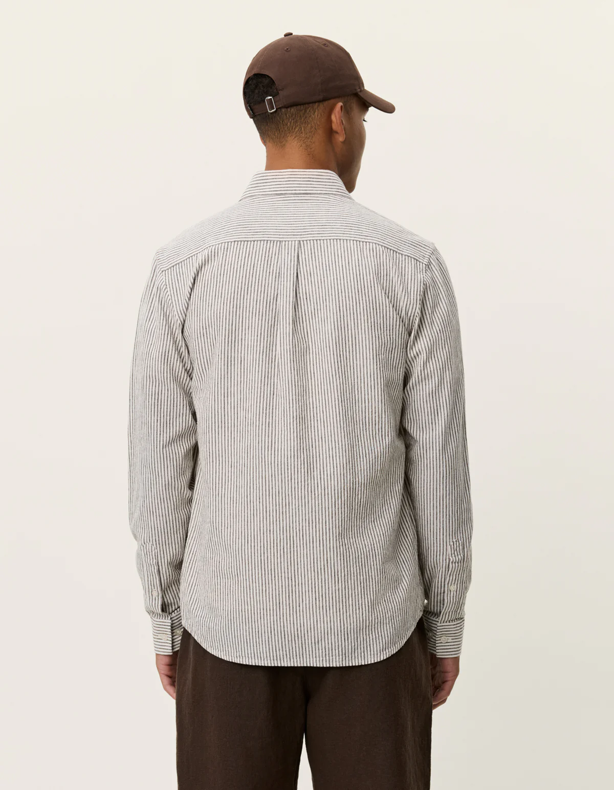 Les Deux Konrad Stripe Shirt - Brown - Image 2