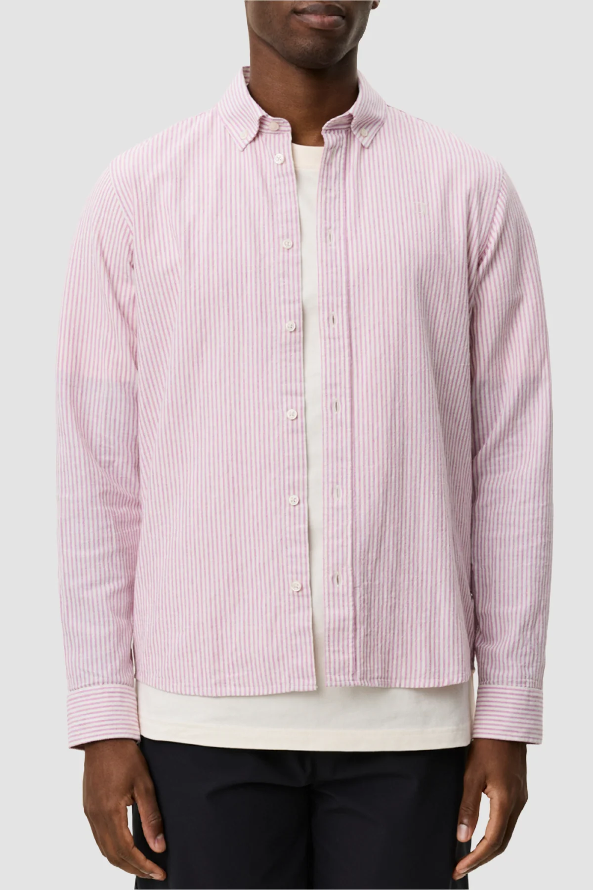 Les Deux Konrad Stripe Shirt - Pink