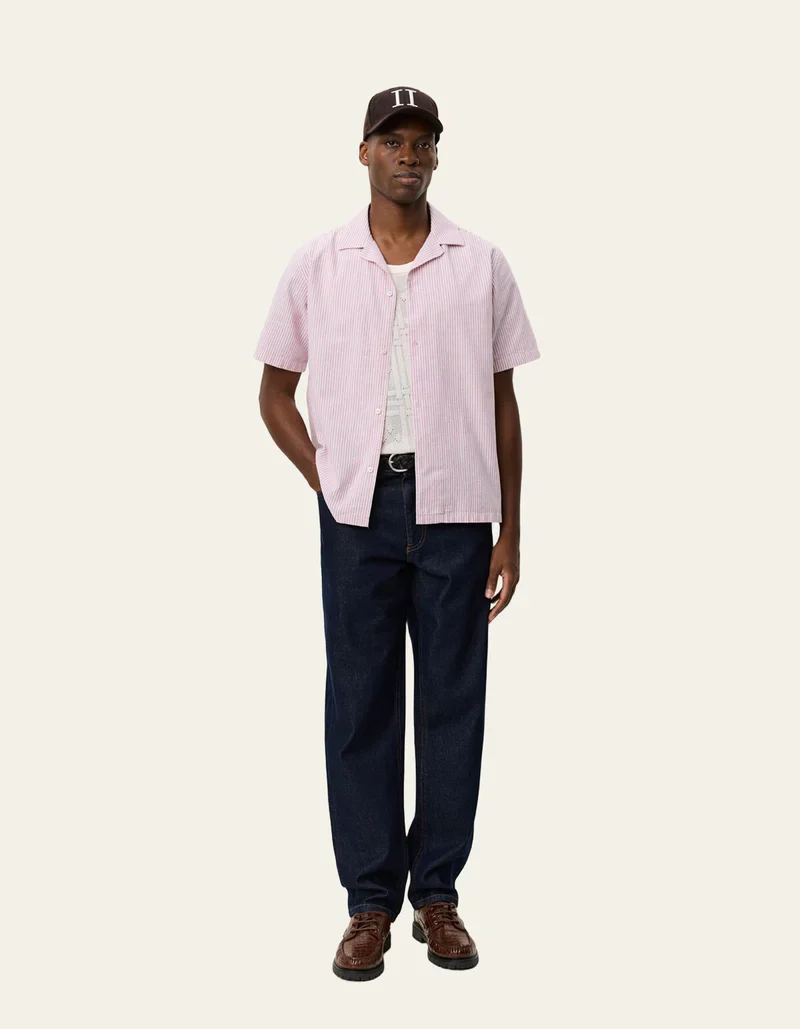 Les Deux Lukas Stripe Shirt - Pink - Image 3