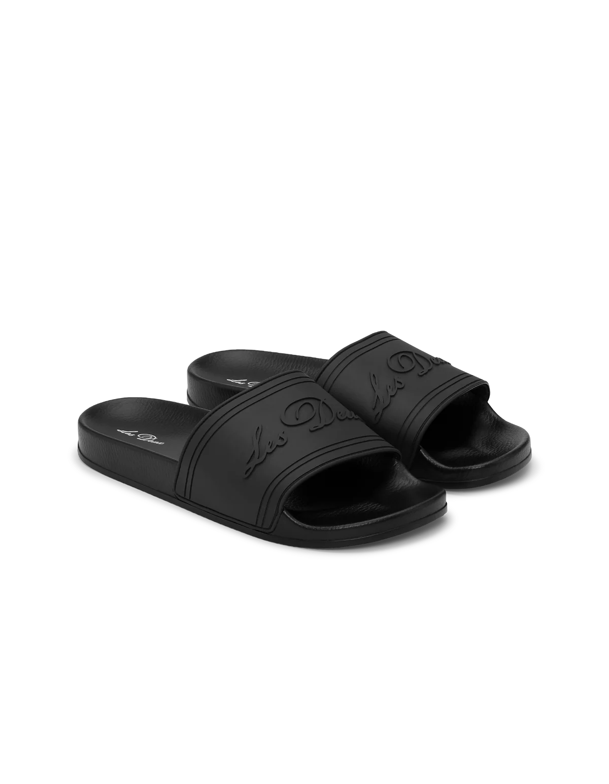 Les Deux Wilton Pool Slides - Black - Image 4