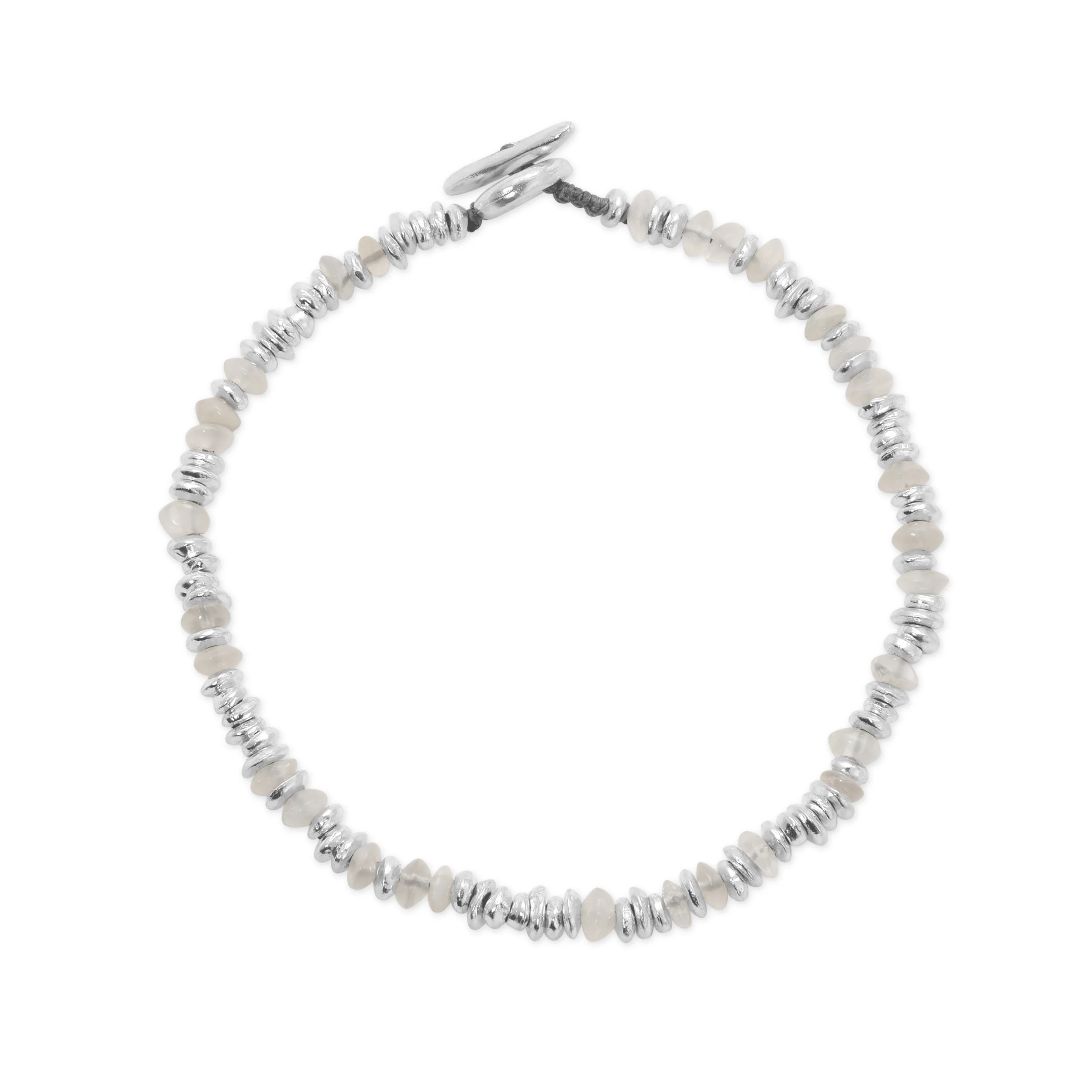 M.Cohen by MAOR Pilla Bracelet - Smokey Quartz/Silver - Image 2