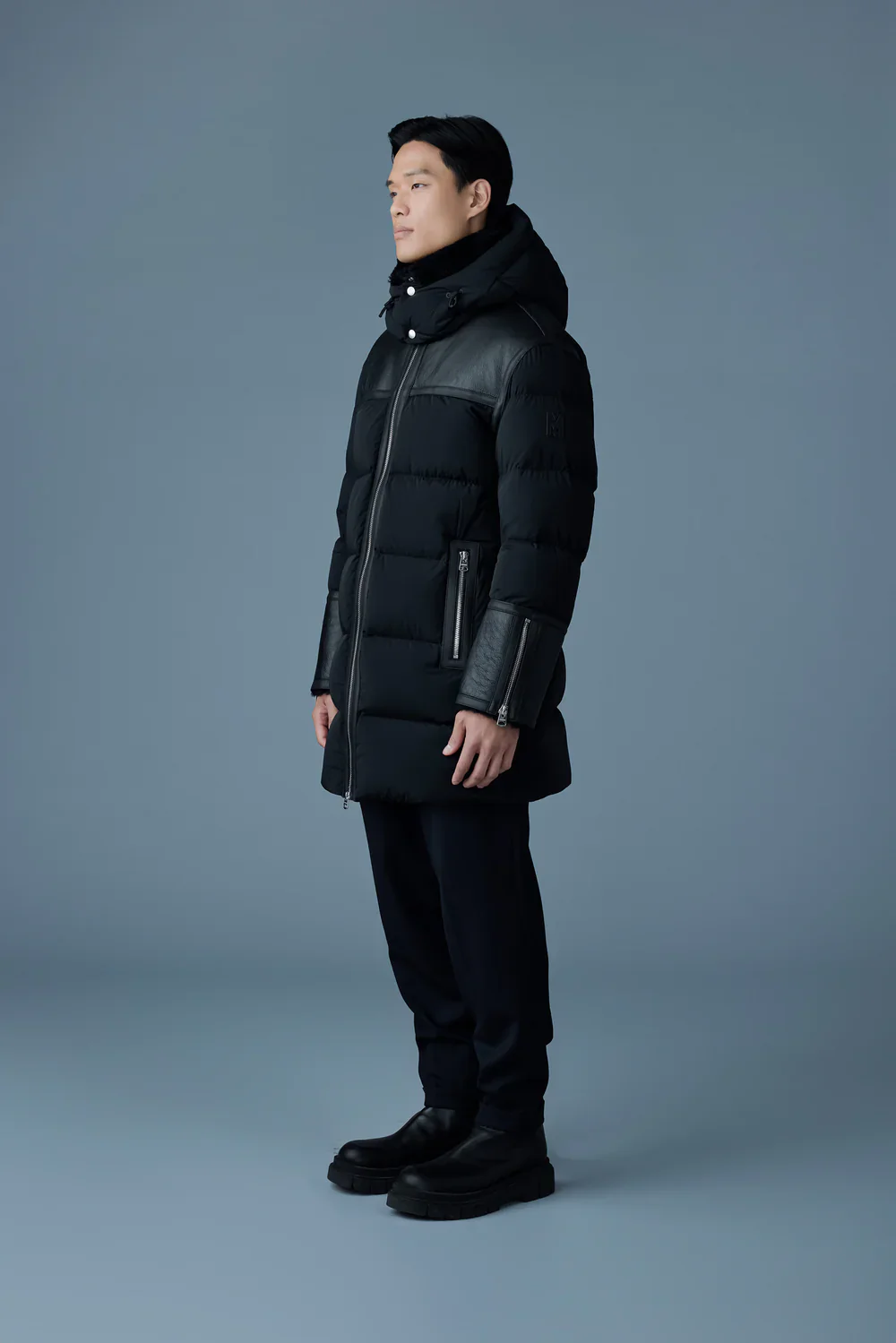 Mackage Mens Down *Parka Nicholas - Black - Image 2