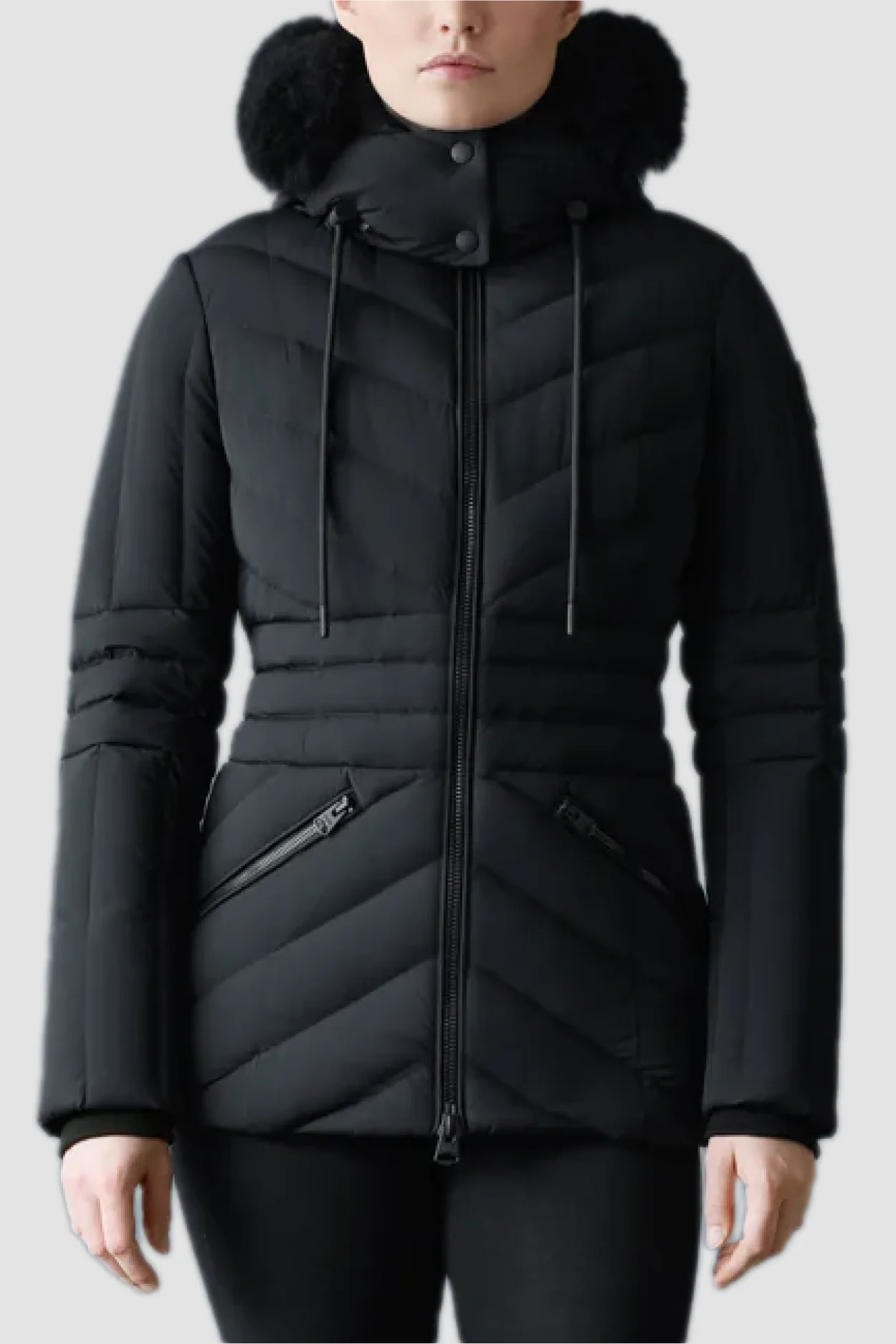 Mackage Womens Down Jacket Nadia-SH - Black