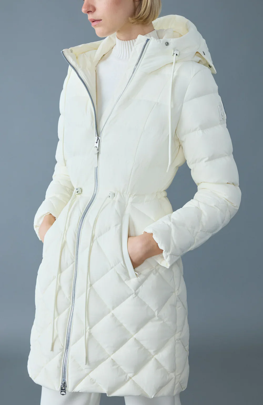 Mackage Womens Down *Parka Xena-SH - Cream - Image 5