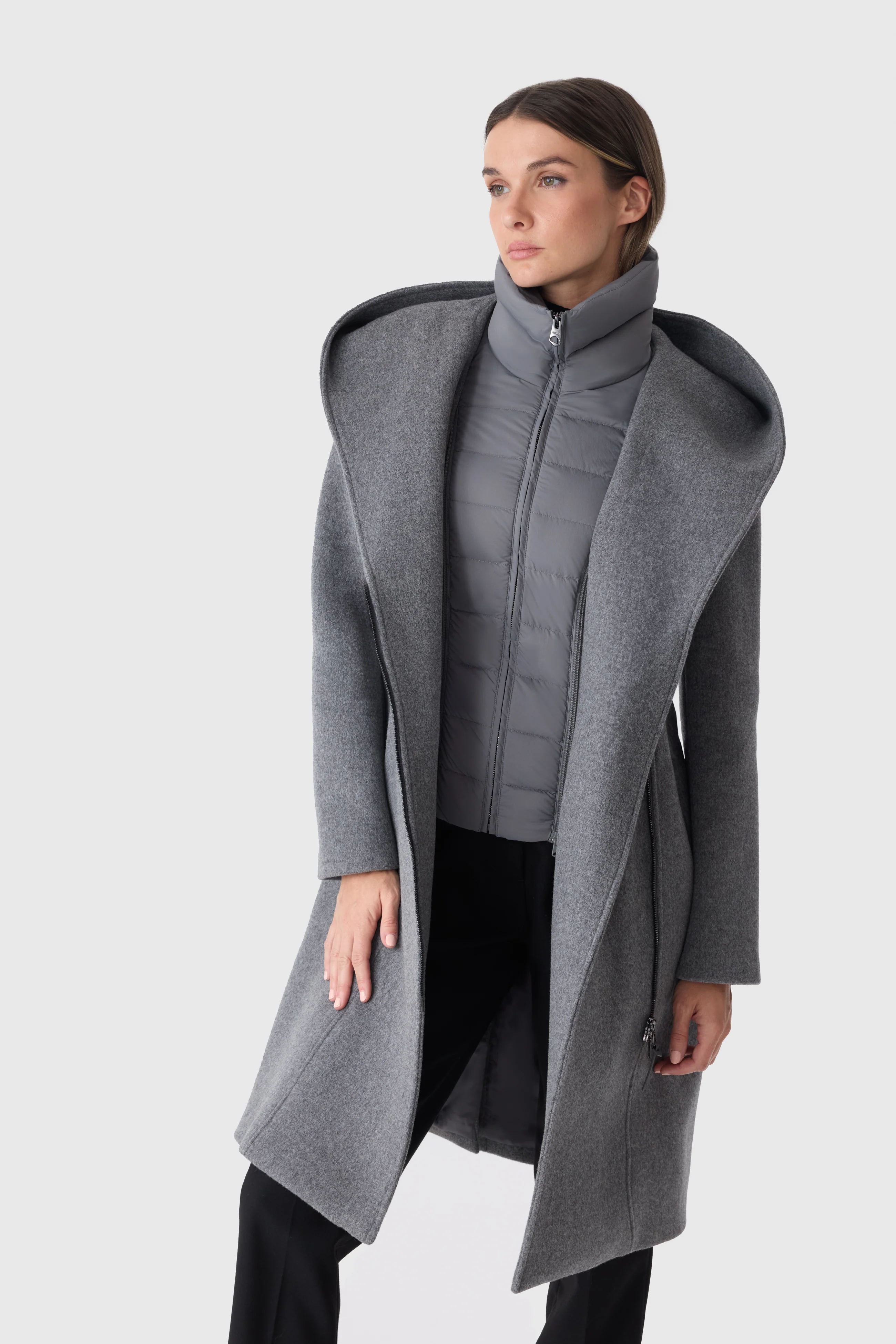 Mackage Womens Wind Jacket Shia-SLB - Carbon Mix - Image 5