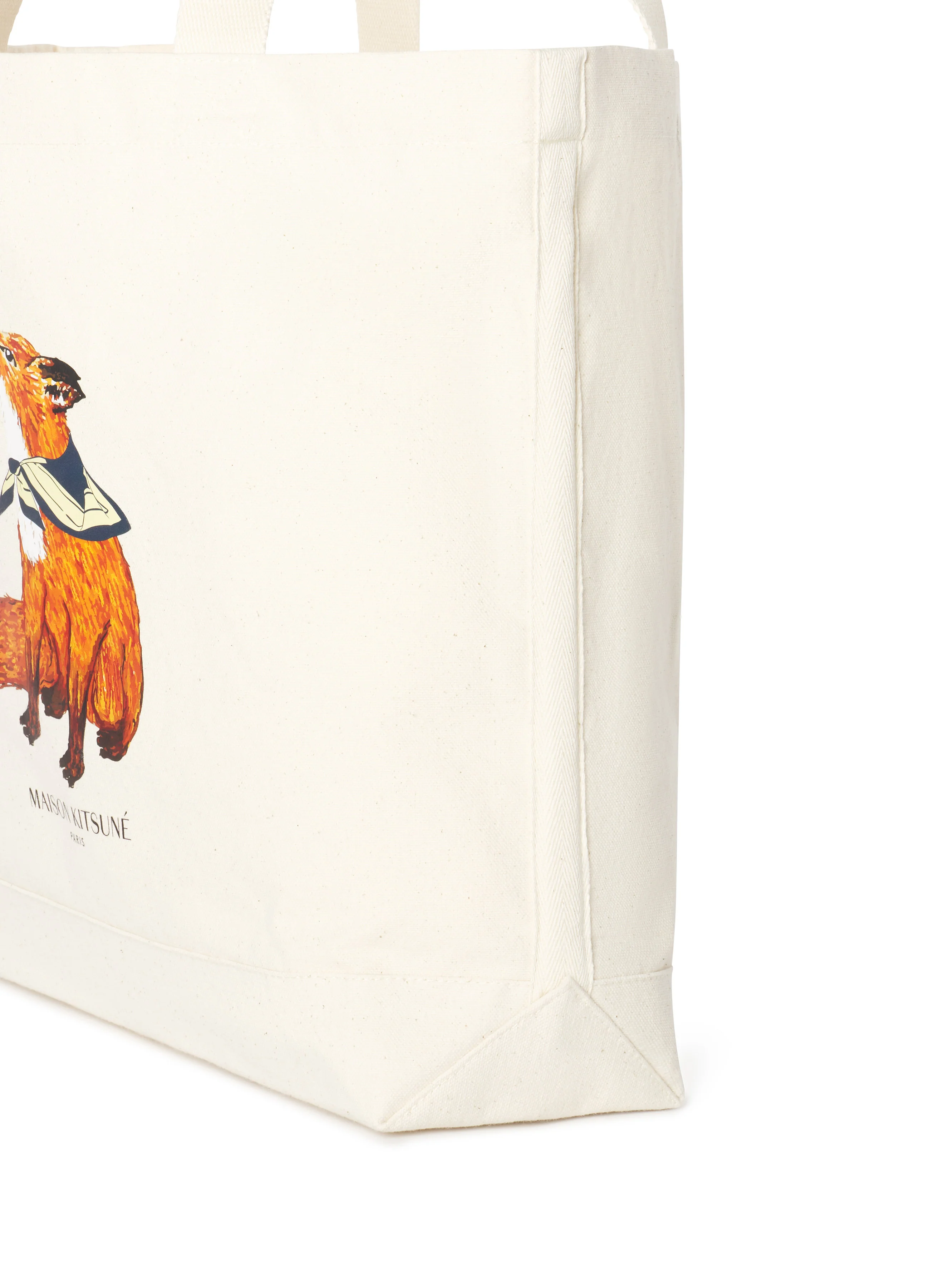 Maison Kitsuné Dreaming Fox Tote Bag - Ecru - Image 5