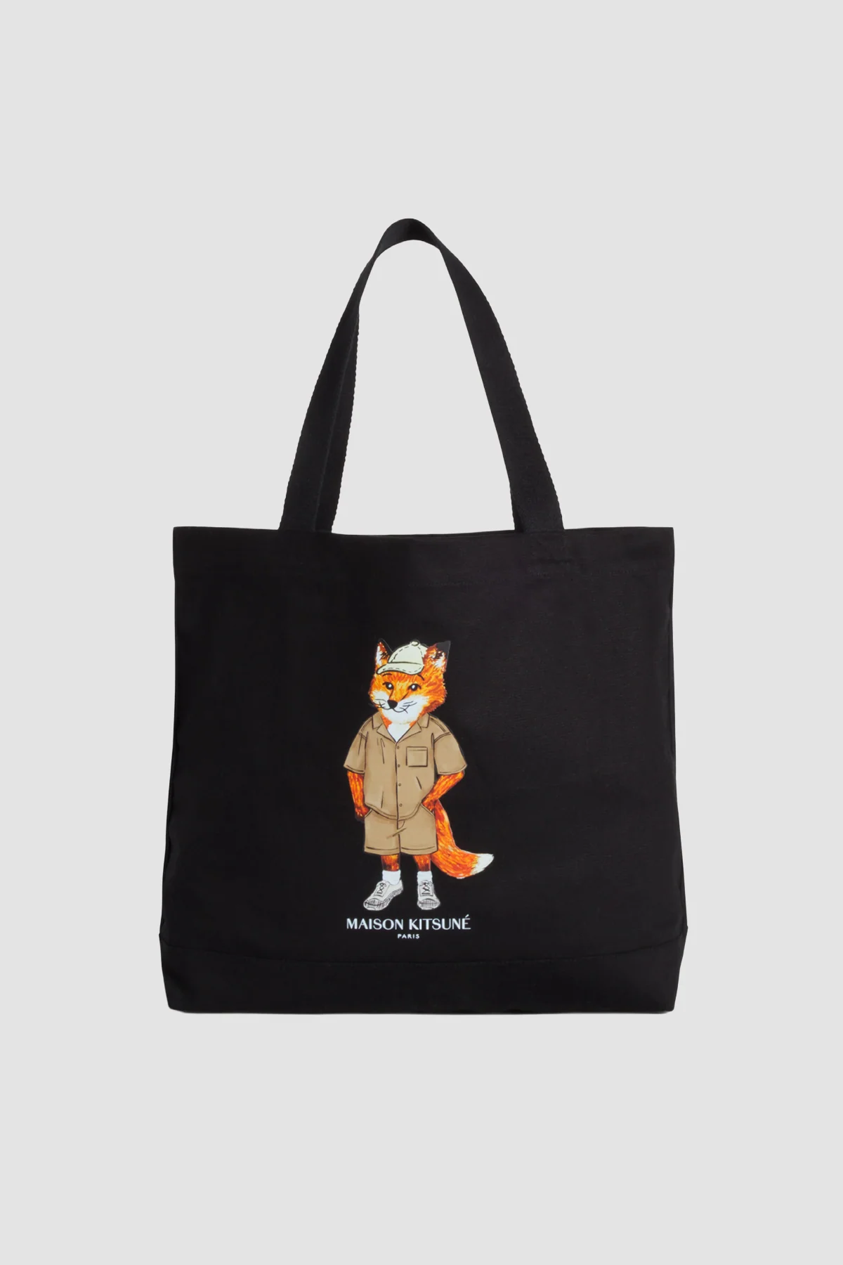 Maison Kitsuné Dressed Fox Tote Bag - Black