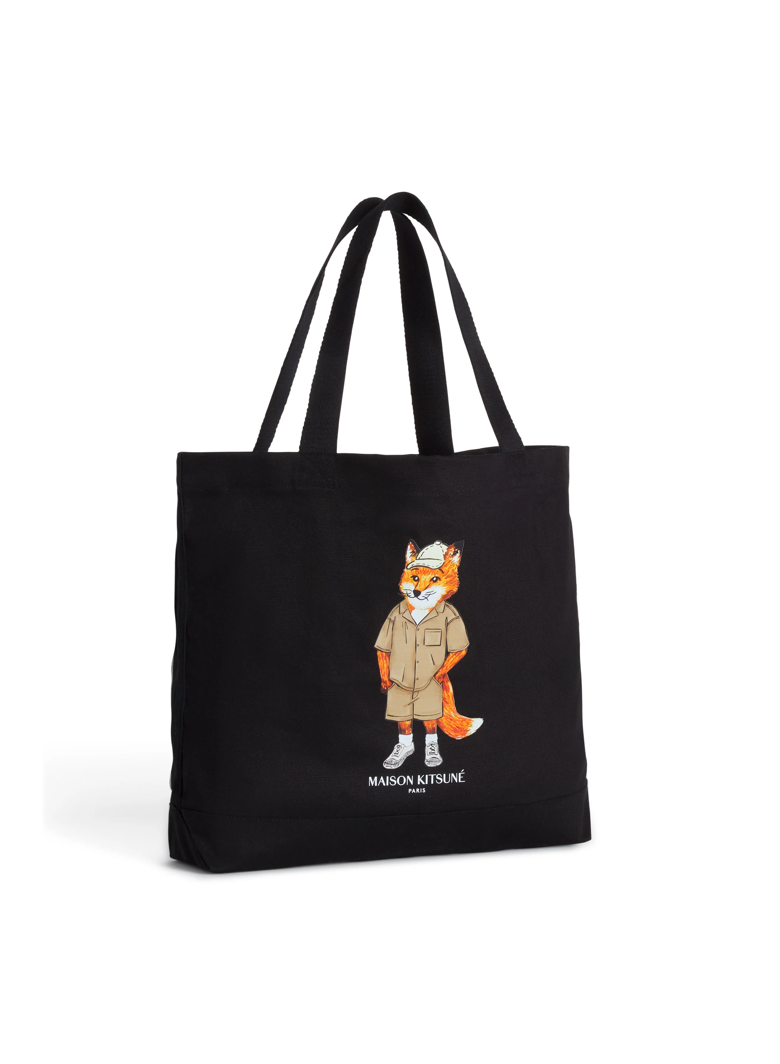 Maison Kitsuné Dressed Fox Tote Bag - Black - Image 2