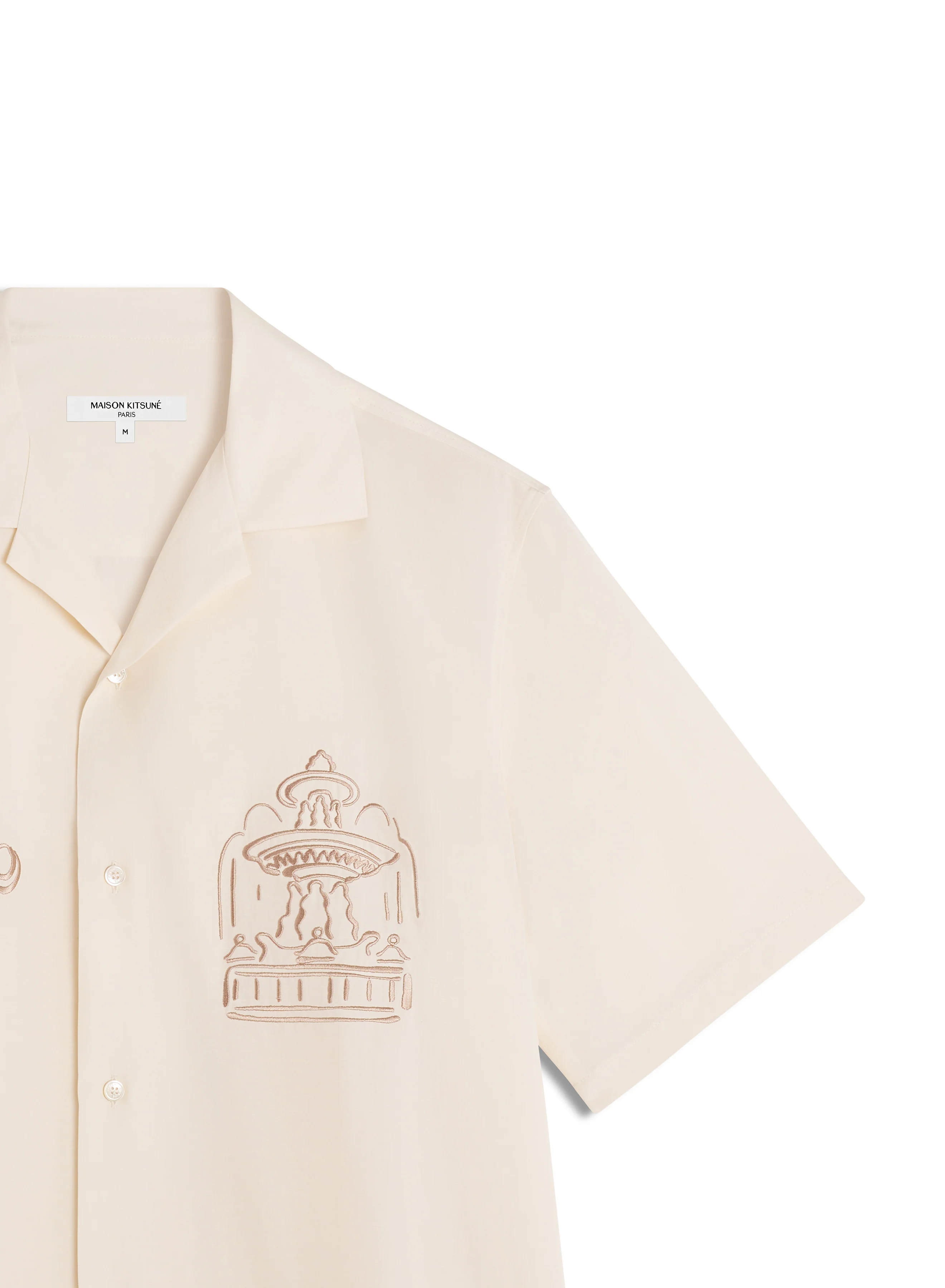 Maison Kitsuné Parisian Oversized Shirt - Clay - Image 3
