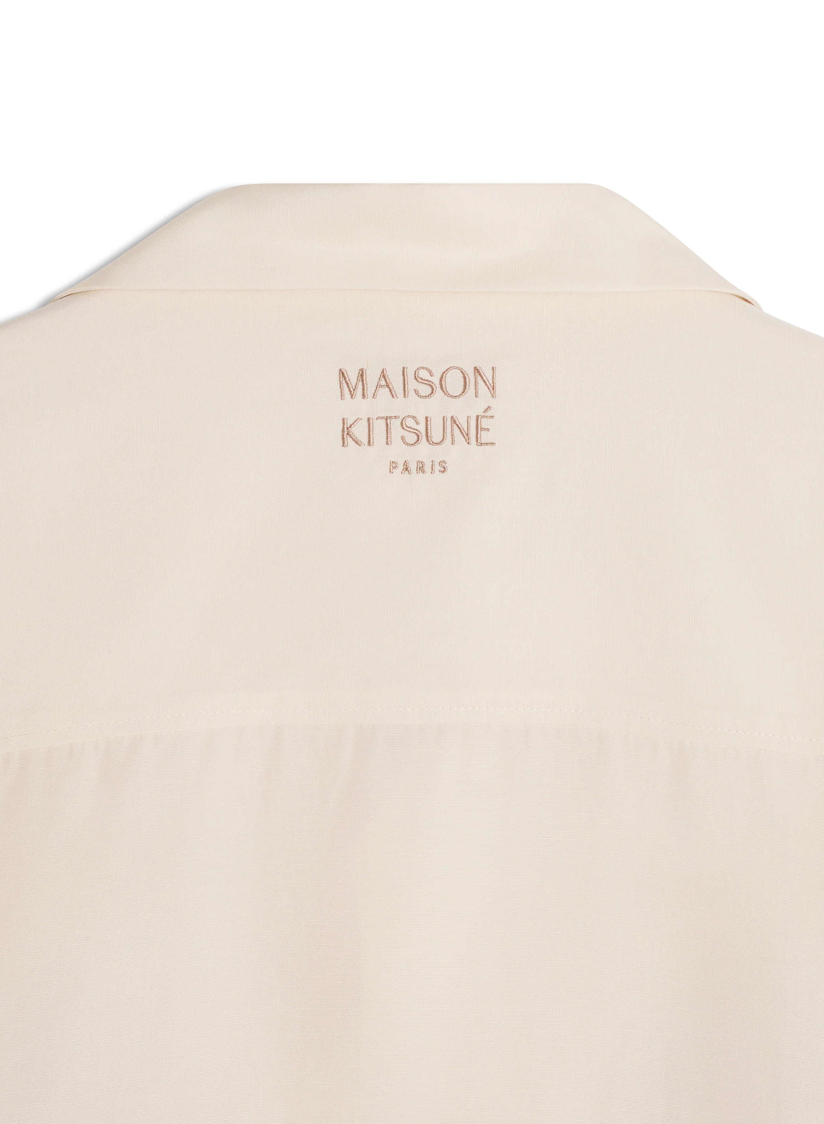 Maison Kitsuné Parisian Oversized Shirt - Clay - Image 4