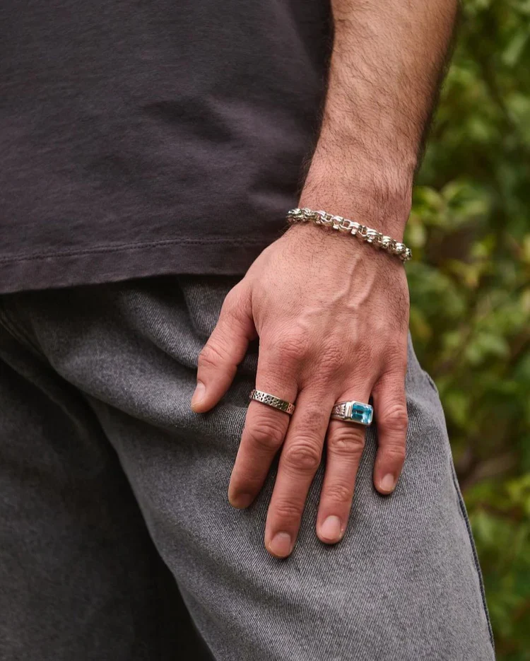 Maple Bandana Ring - Silver - Image 3