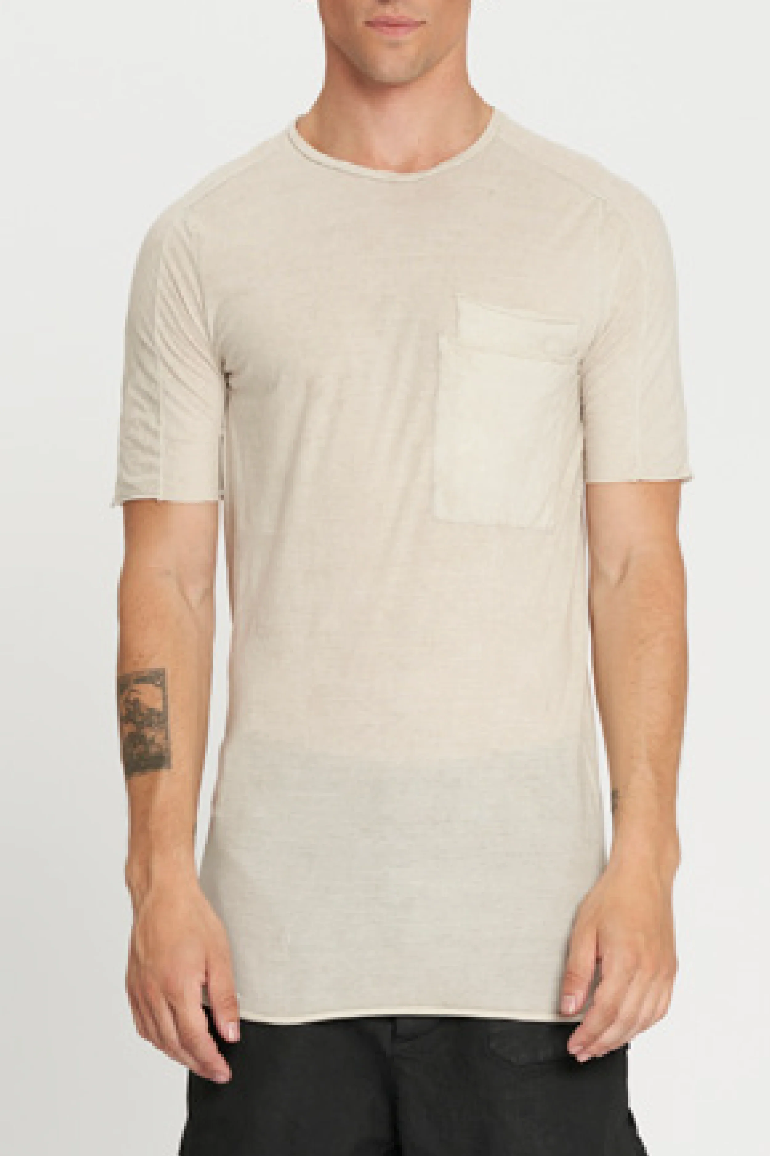 Masnada Double Pocket Tee - Grey