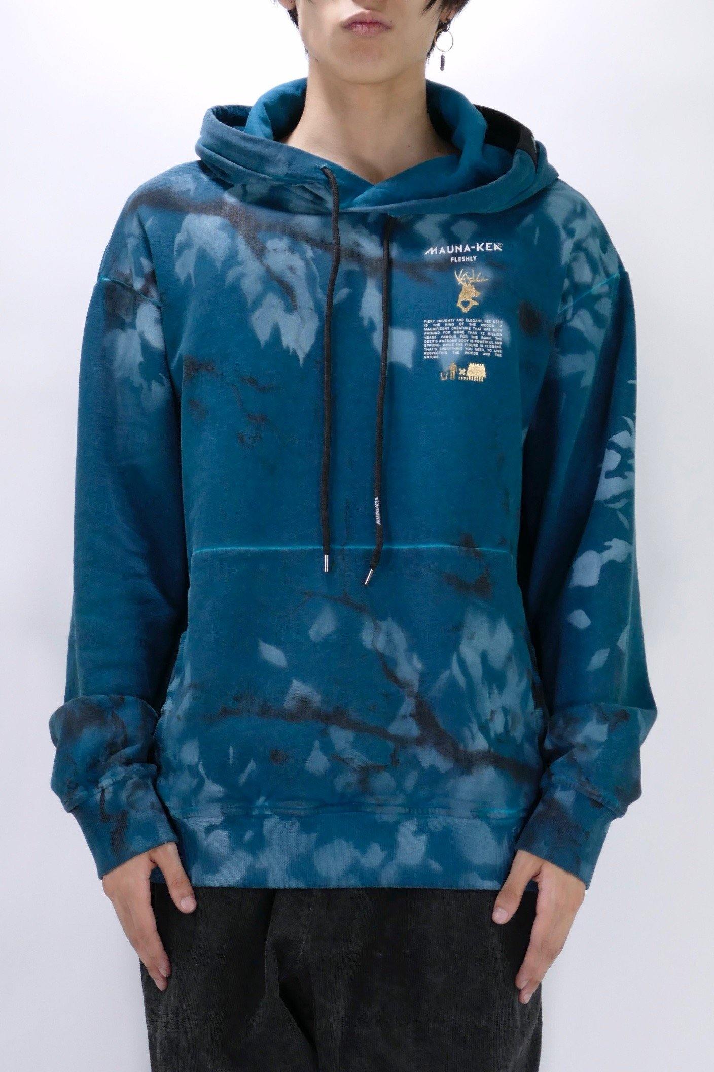 Mauna-Kea Forest Hoodie - Blue/Green
