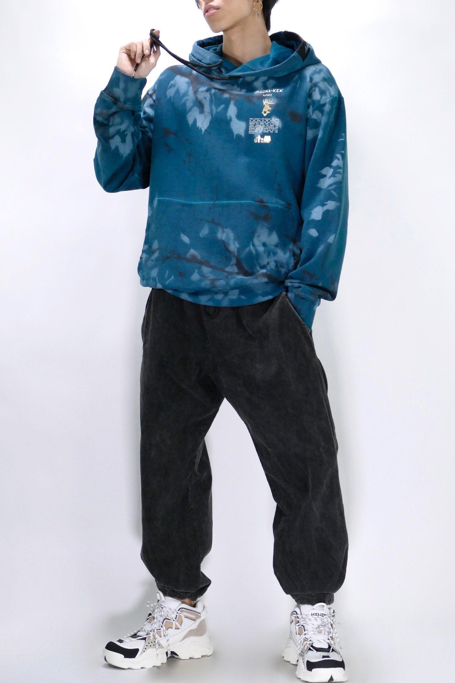 Mauna-Kea Forest Hoodie - Blue/Green - Image 2