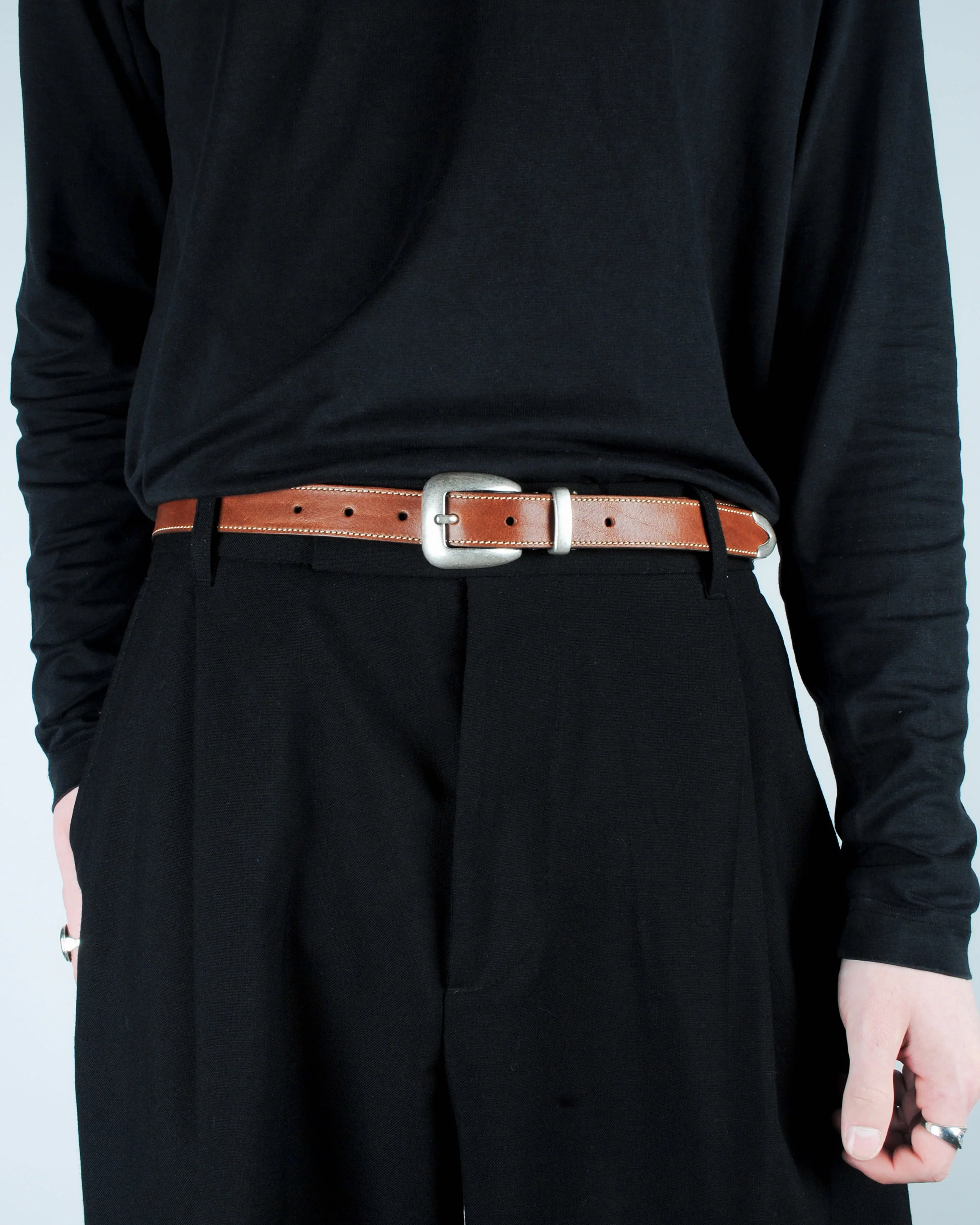Molebo M2456/25 Belt - Cognac - Image 5