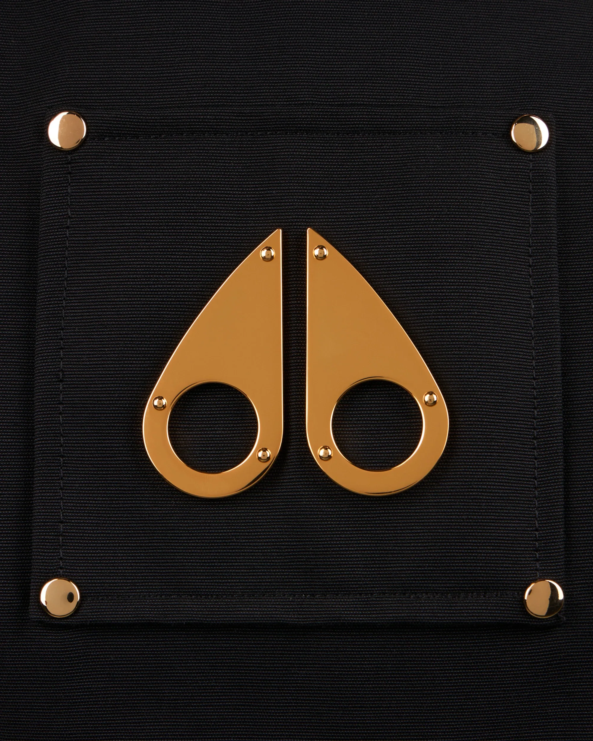 Moose Knuckles Mens Down Bomber Gold Ballistic - Black/Black - Image 4