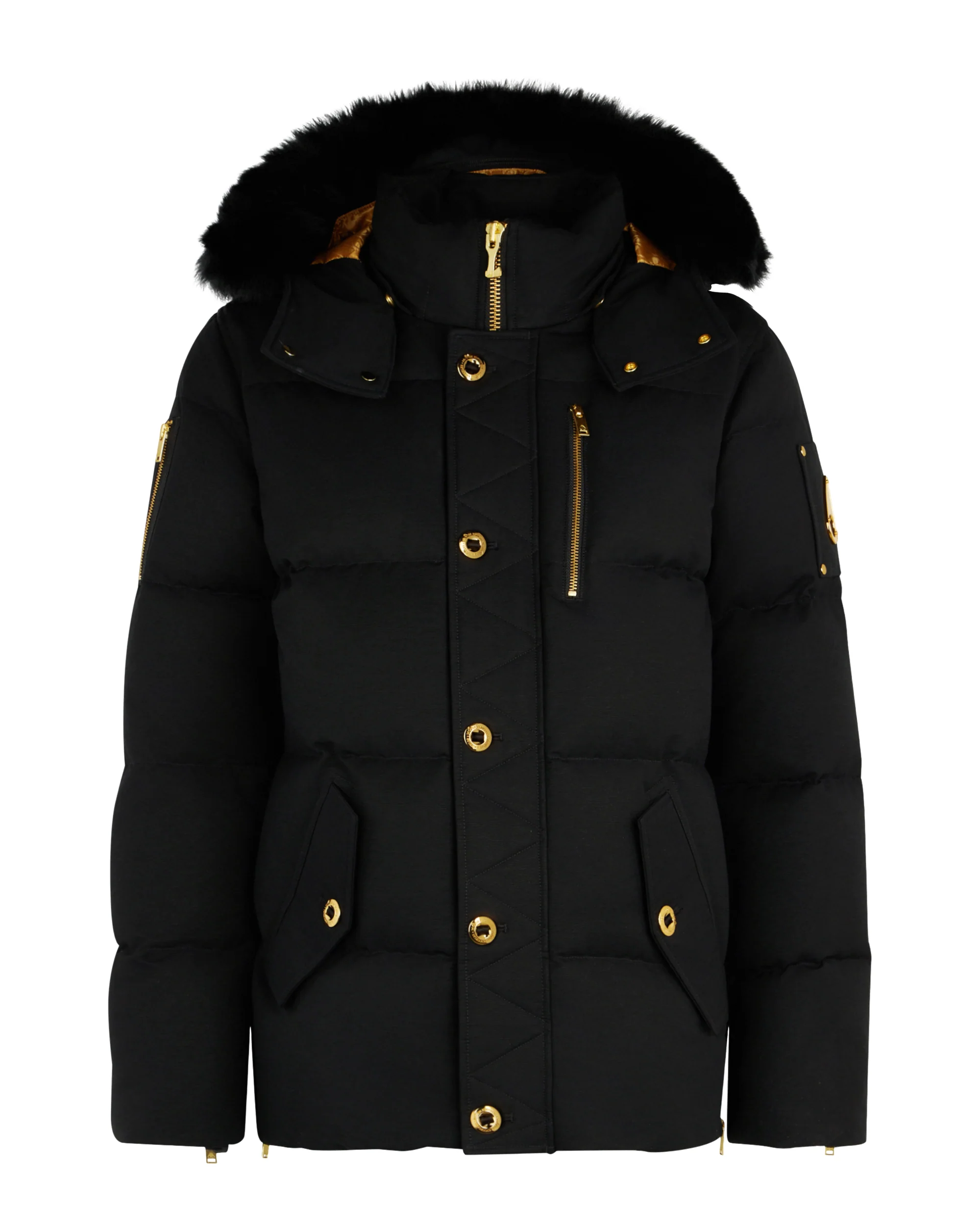 Moose Knuckles Mens Down Jacket Gold 3Q - Black/Black - Image 5