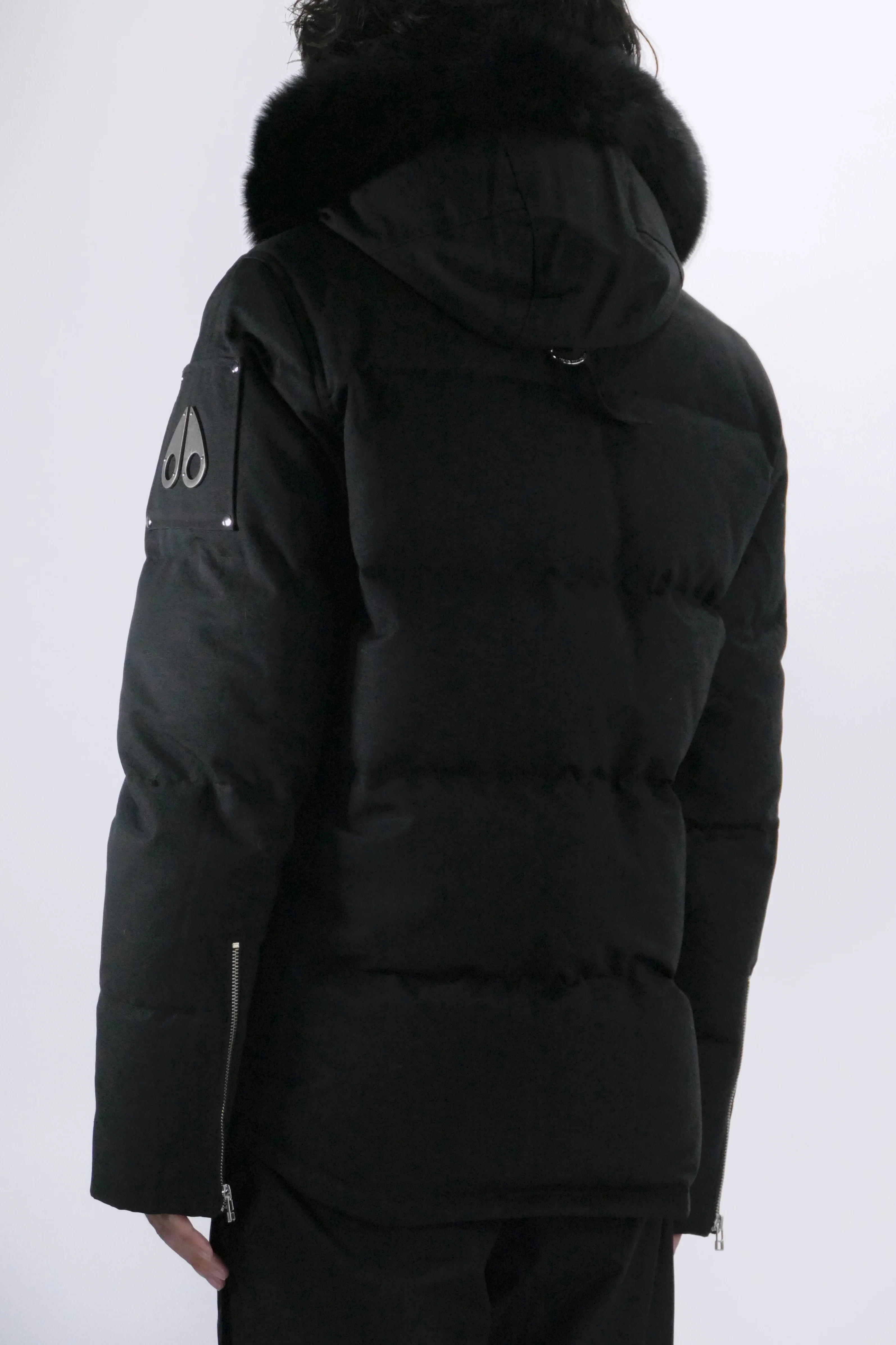 Moose Knuckles Mens Down *Parka 3Q - Black/Black - Image 3