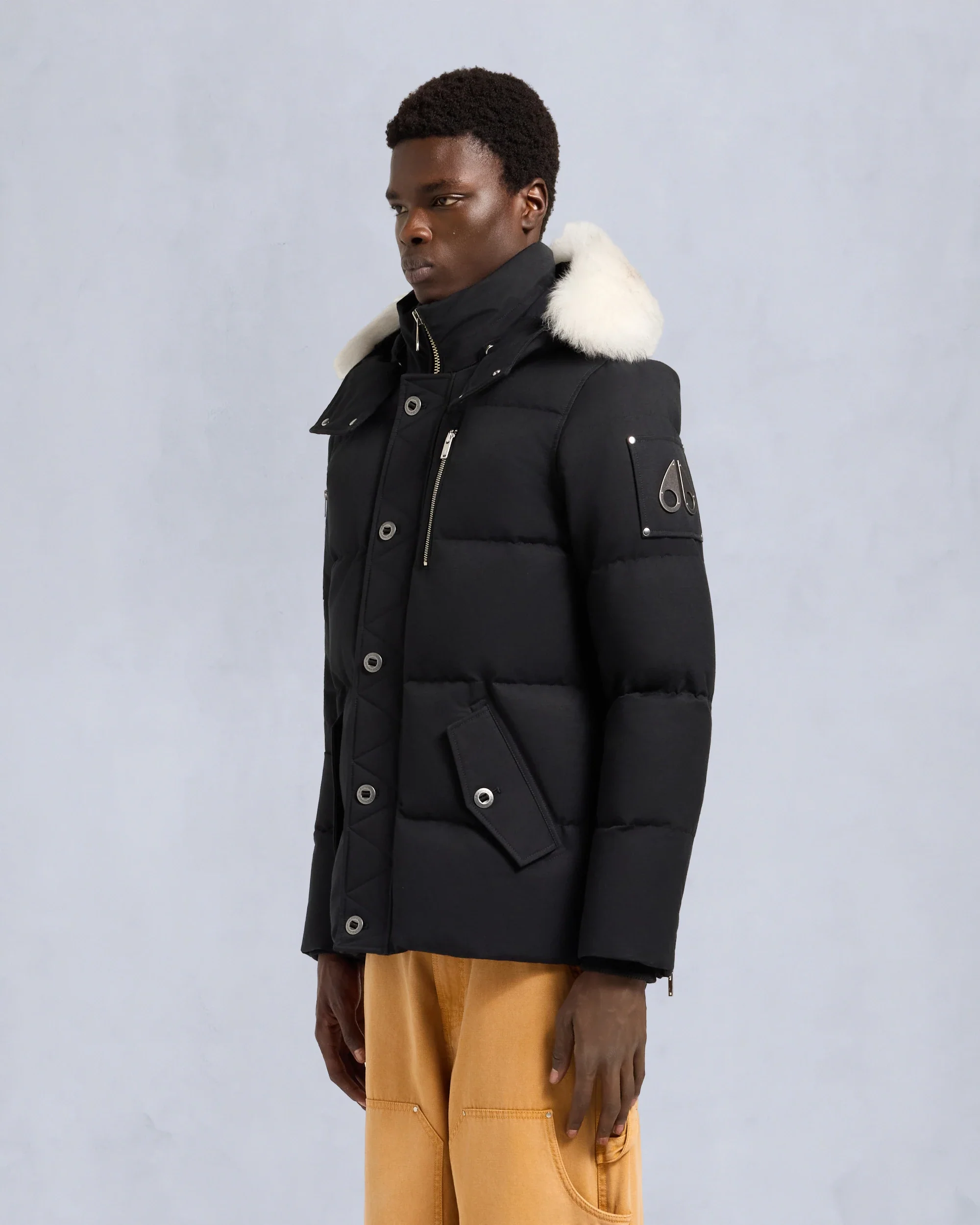Moose Knuckles Mens Down *Parka 3Q - Black/Natural - Image 2