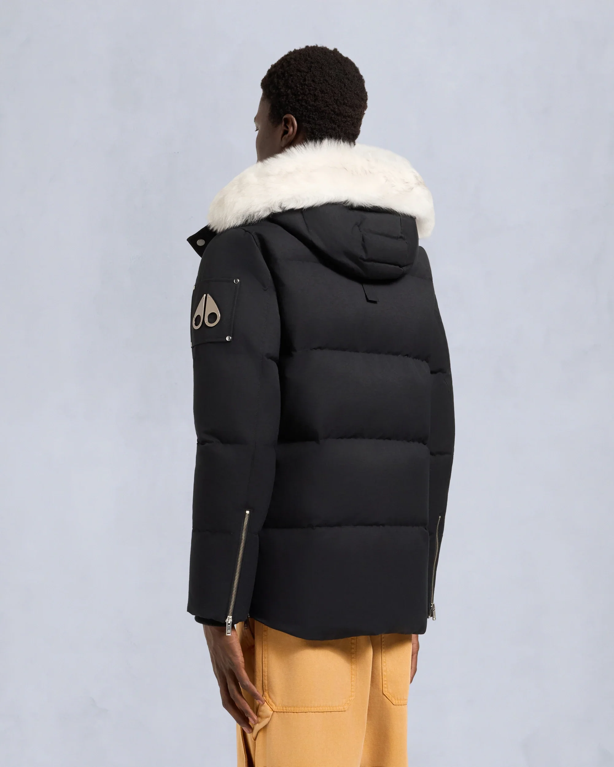 Moose Knuckles Mens Down *Parka 3Q - Black/Natural - Image 3
