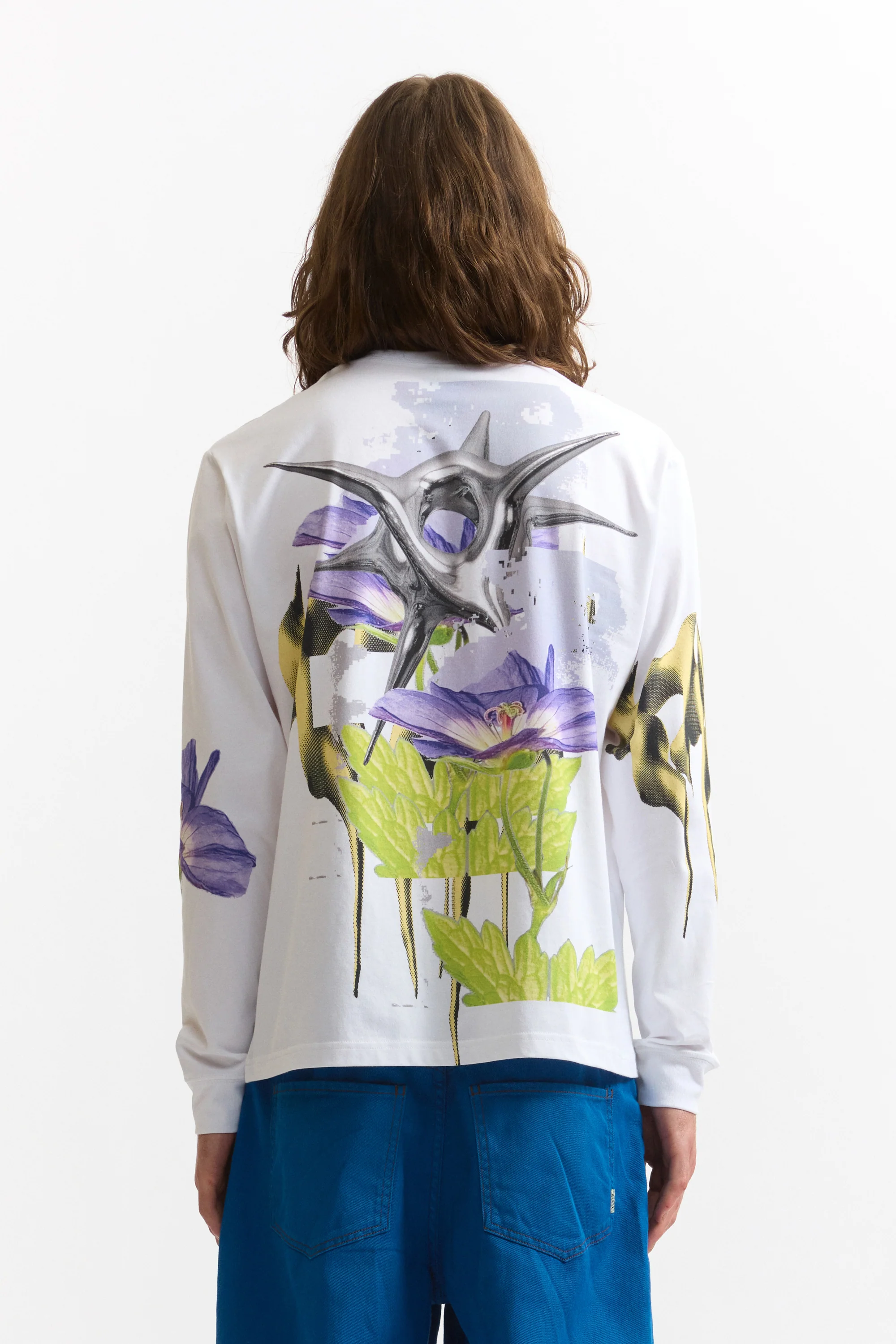 P.A.M Digital Floral Specialty L/S Tee - White - Image 2