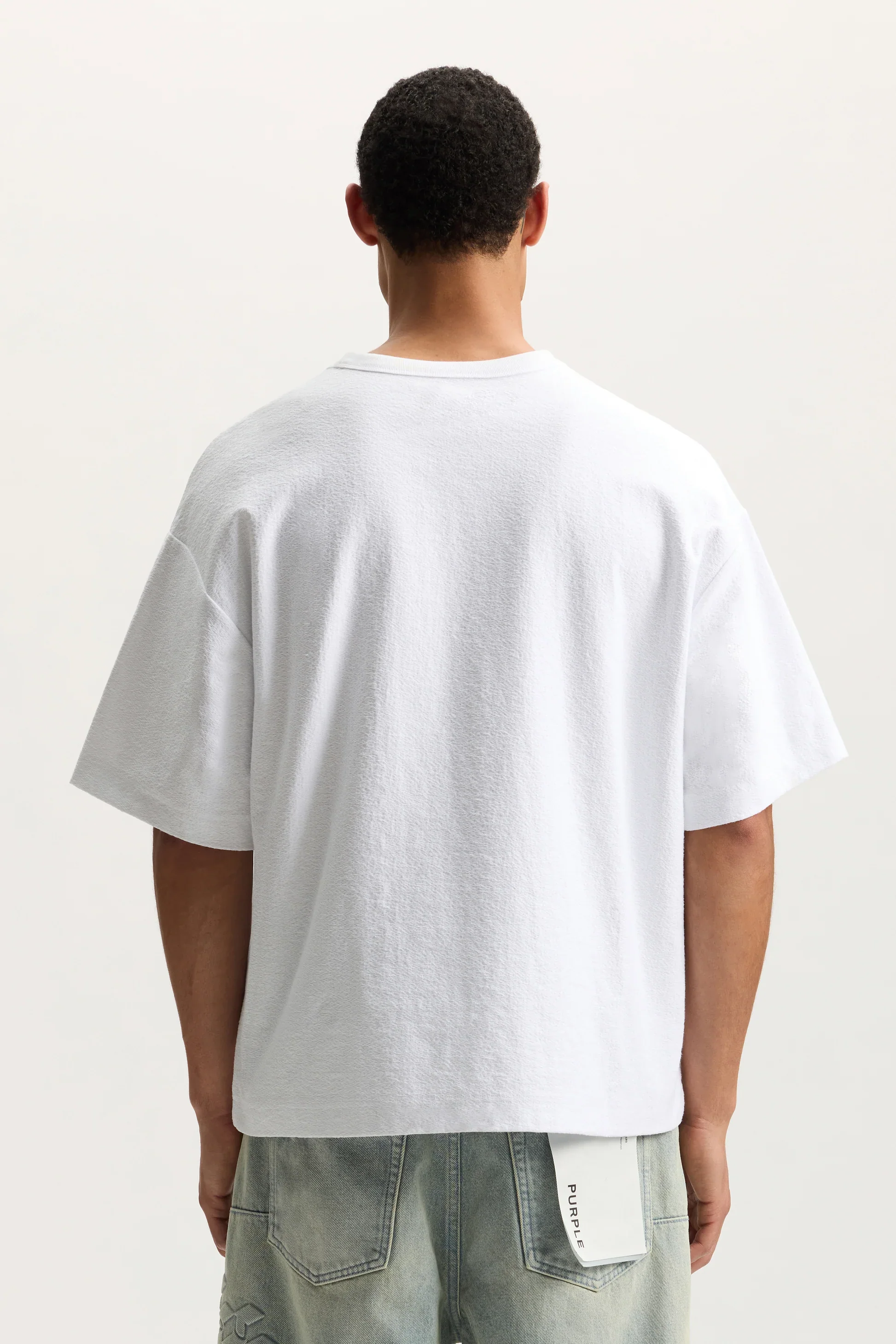 Purple Brand  M1057-HTWD Tunnel Vision Tee - White - Image 3