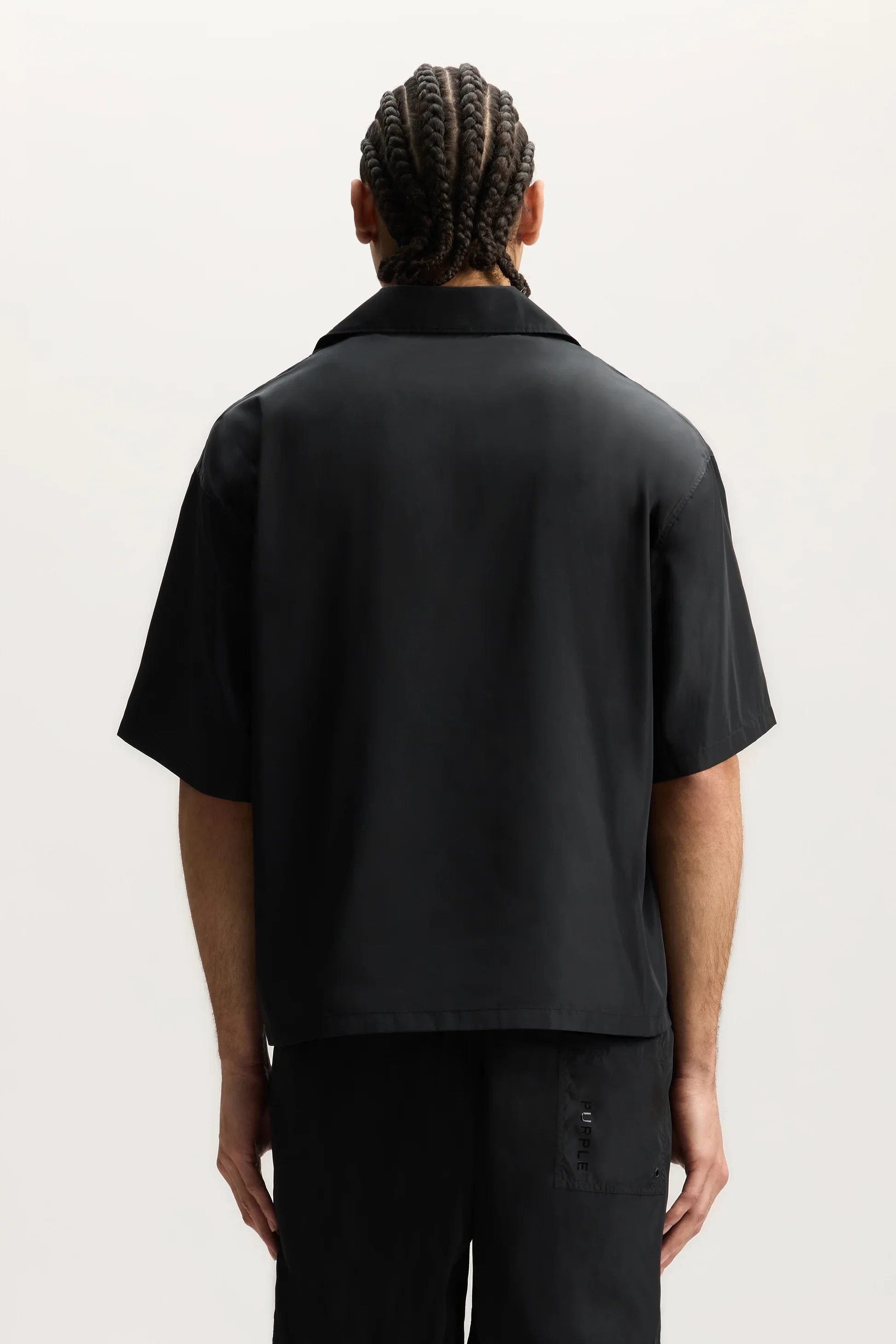 Purple Brand M3021-POBS Wordmark Outline Shirt - Black - Image 3