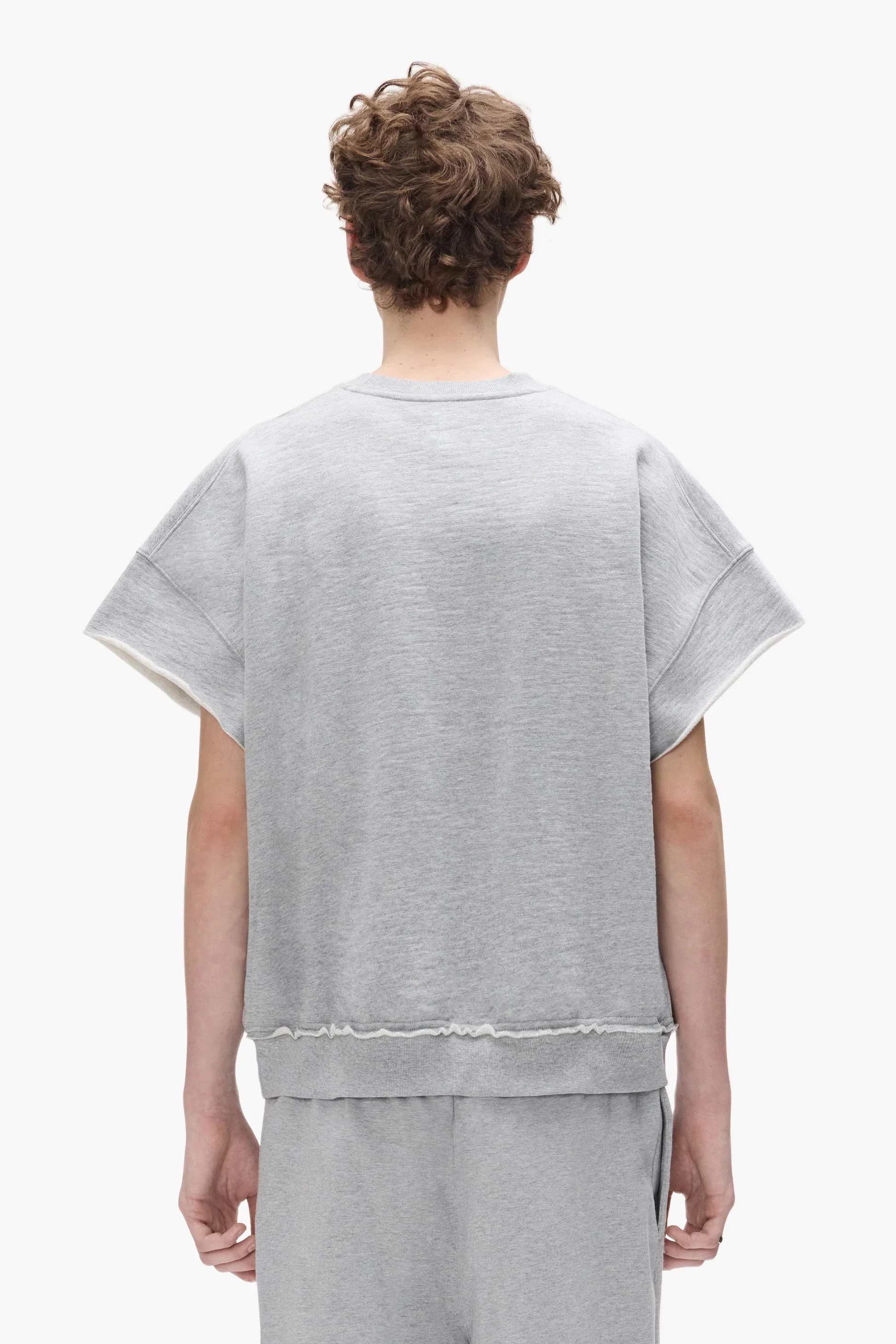 Purple Brand M4194 Slub Cut Off Tank - Grey - Image 3