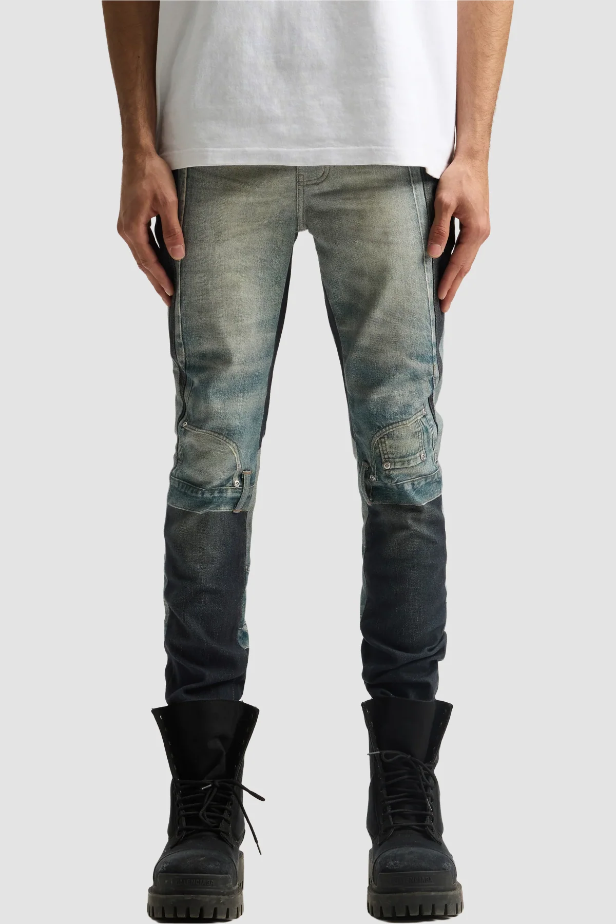 Purple Brand P001-UDBS Skinny Jeans - AOP