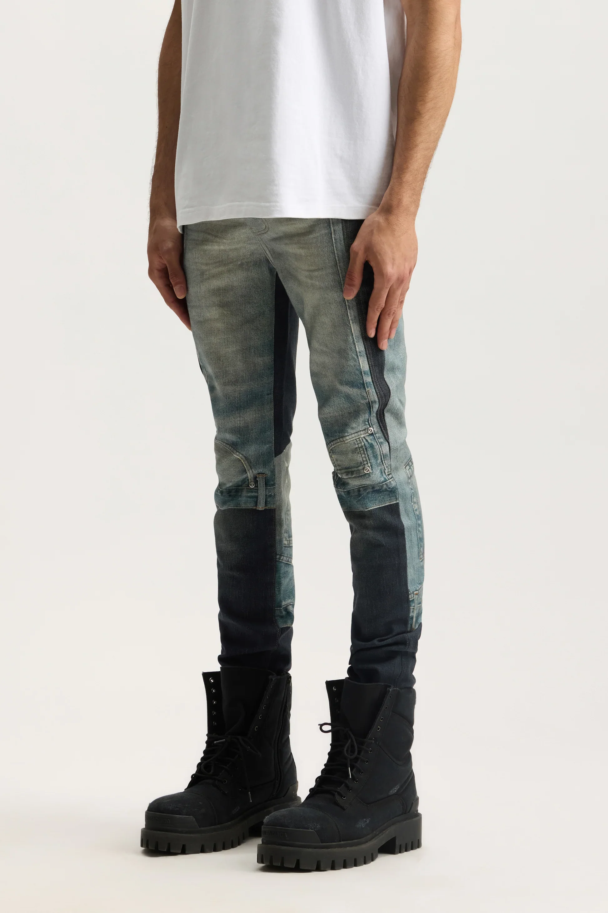 Purple Brand P001-UDBS Skinny Jeans - AOP - Image 2