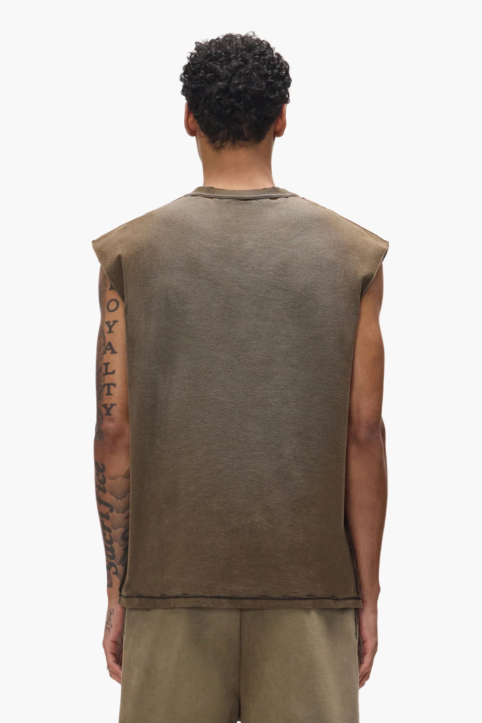 Purple Brand P103-TJBS Slab Outline Tank - Brown - Image 3