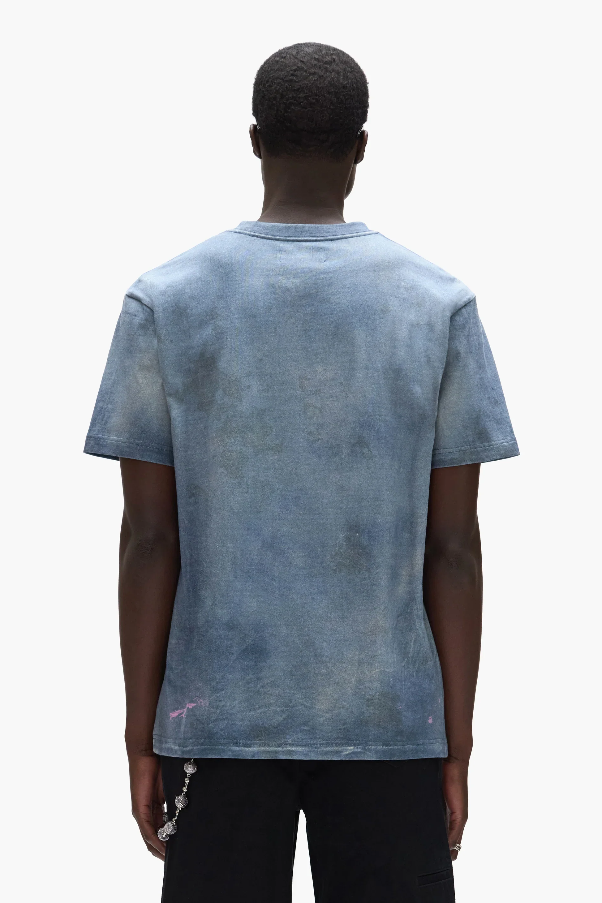 Purple Brand Wordmark Tee - Blue - Image 3