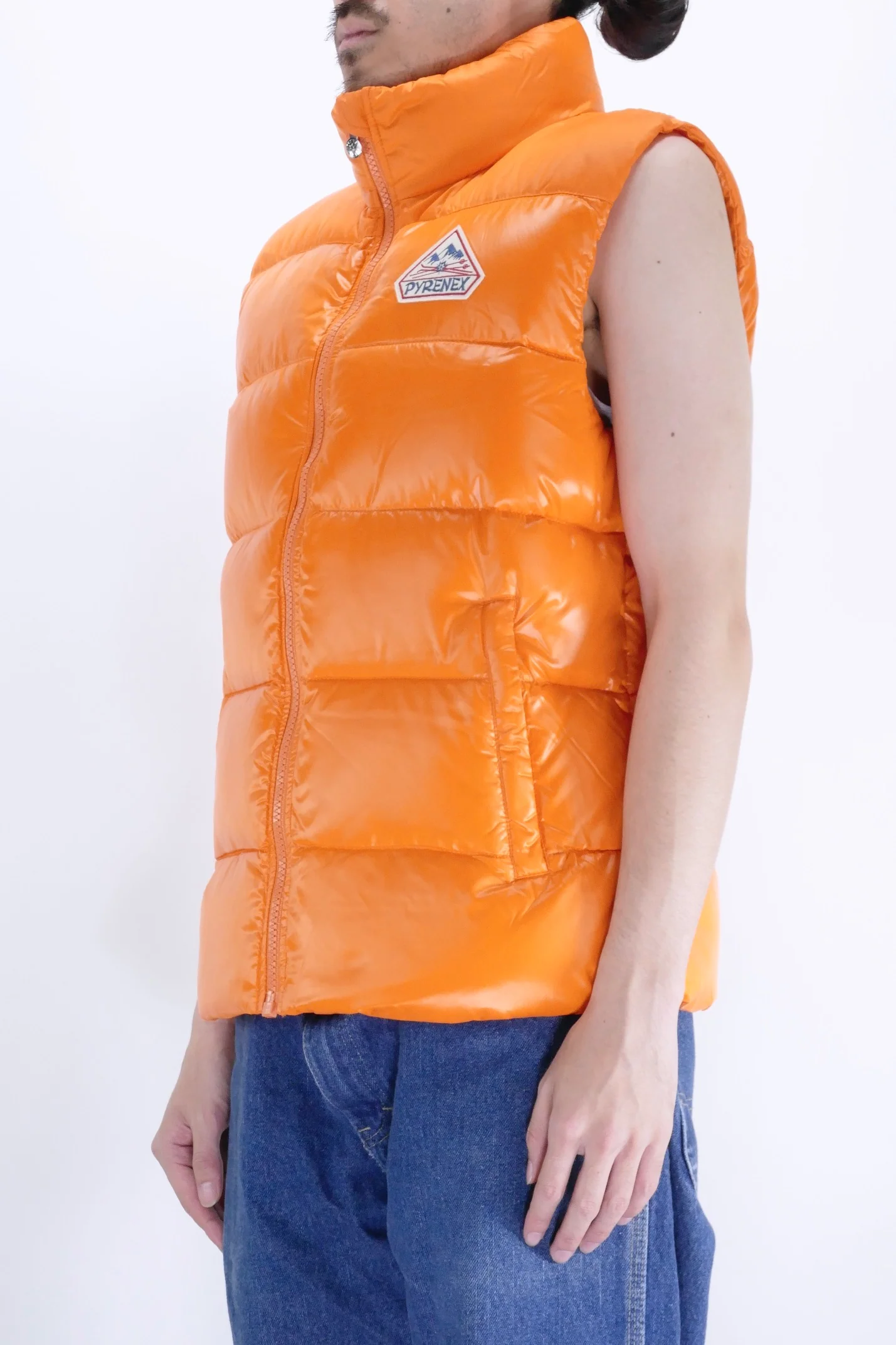 Pyrenex Mens Down Vest John - Puffin Orange - Image 2