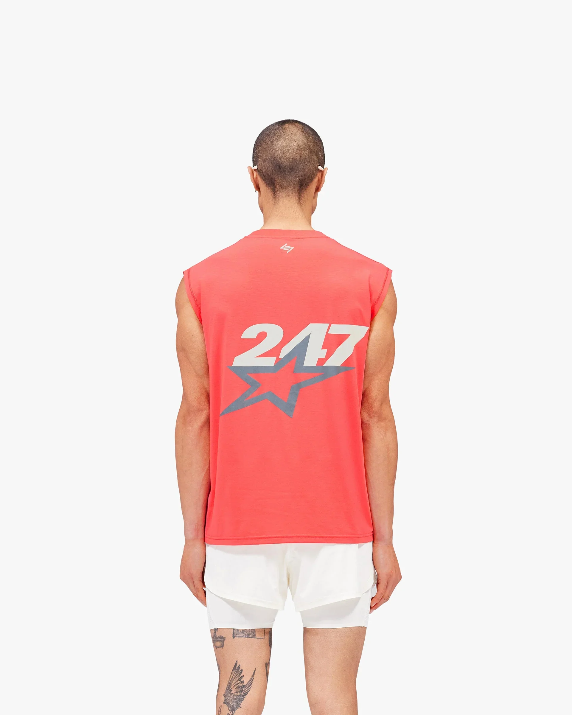 Represent 247 Team 247 Star Oversized Tank - Red - Image 3
