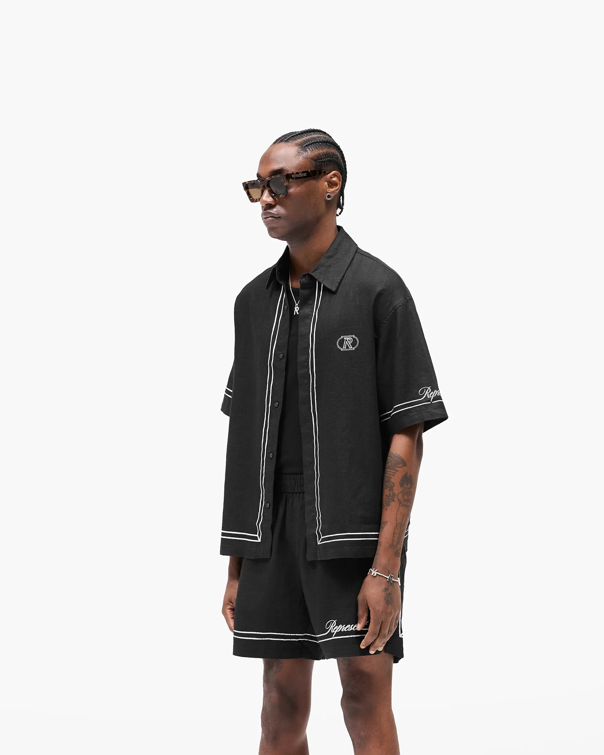 Represent Border Shirt - Jet Black - Image 2