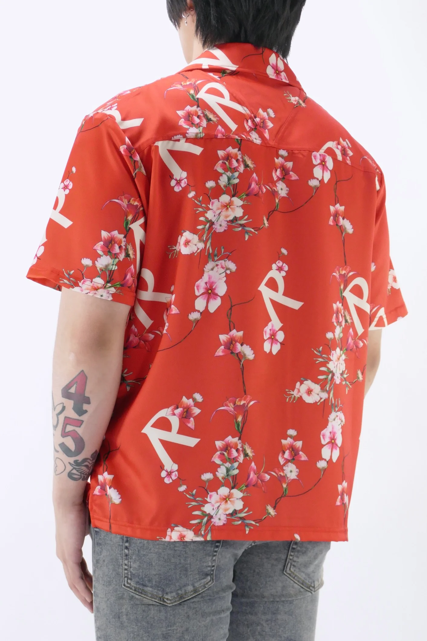 Represent Floral Shirt - Burnt Red - Image 3