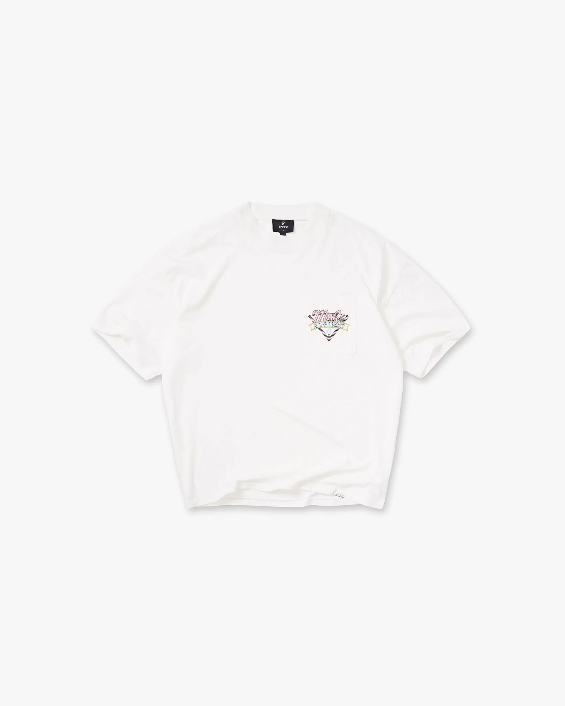 Represent Mel's Diner Tee - Flat White - Image 3