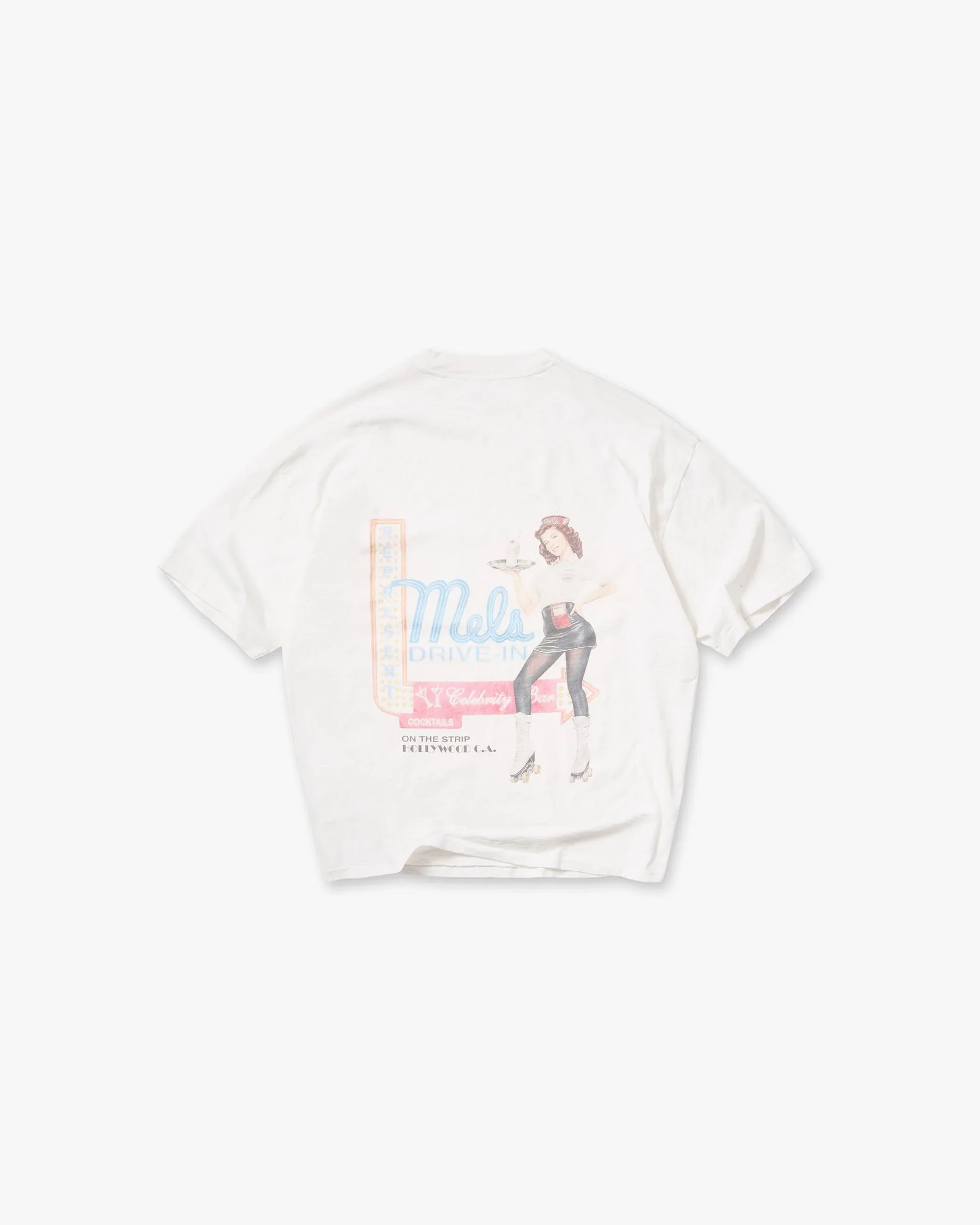 Represent Mel's Diner Tee - Flat White - Image 4