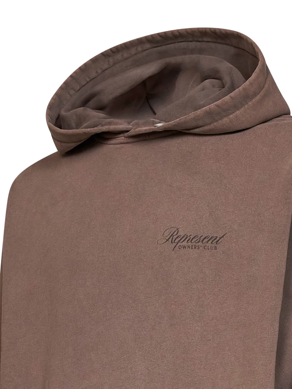 Represent Owners Club Script Hoodie - Truffle - Image 3