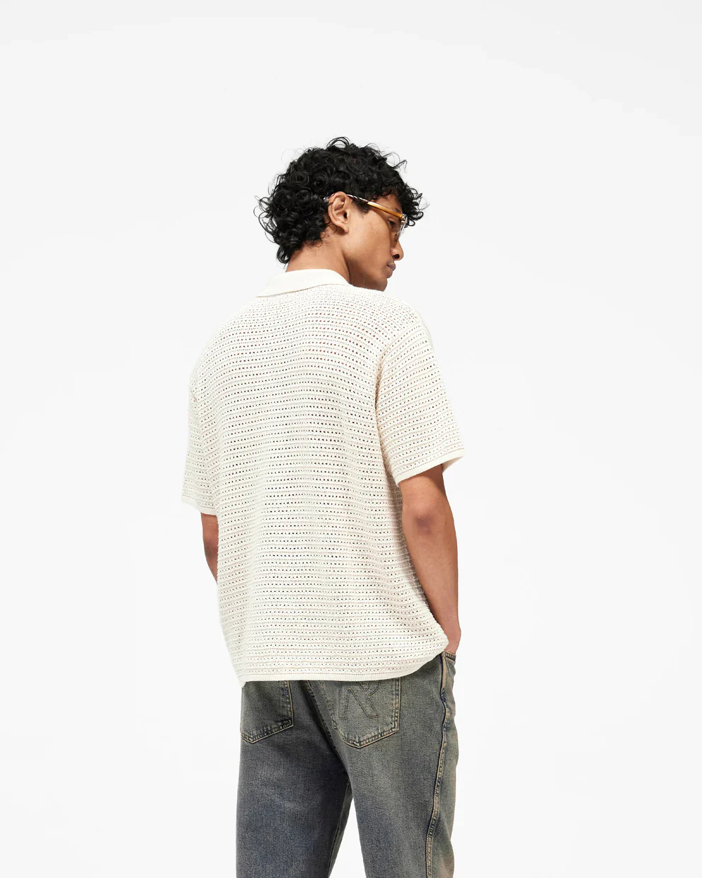 Represent Pico Knit Shirt - Ecru - Image 3