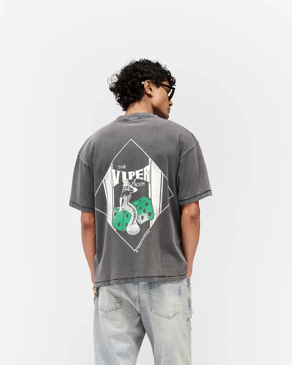 Represent The Viper Room Dice Tee - Vintage Grey - Image 2