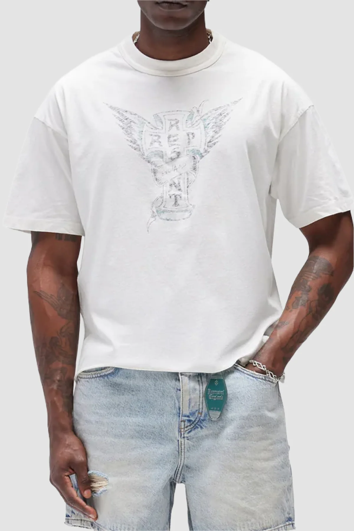 Represent Westside Tee - Flat White