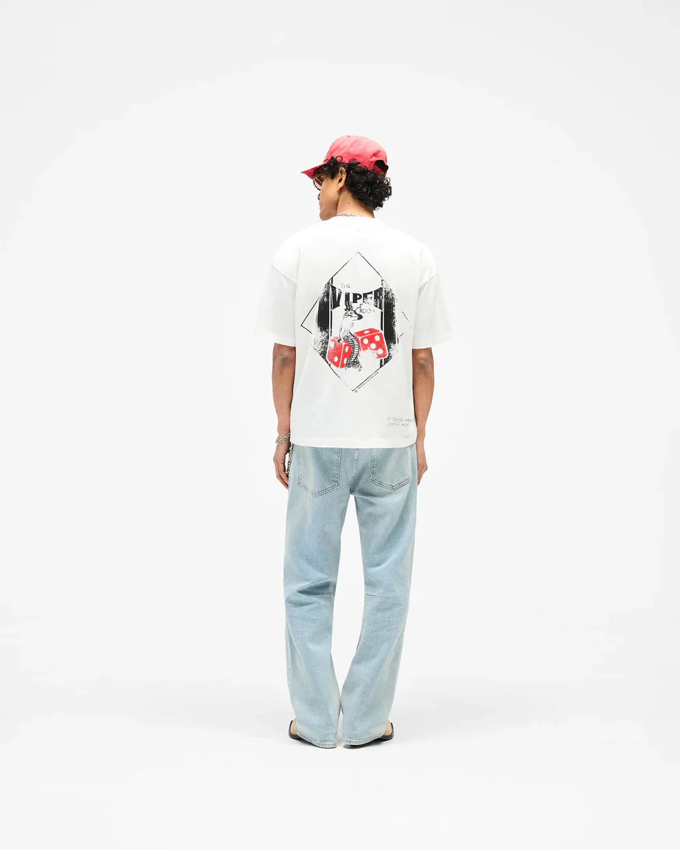 Represent x The Viper Room Dice Tee - Flat White - Image 3