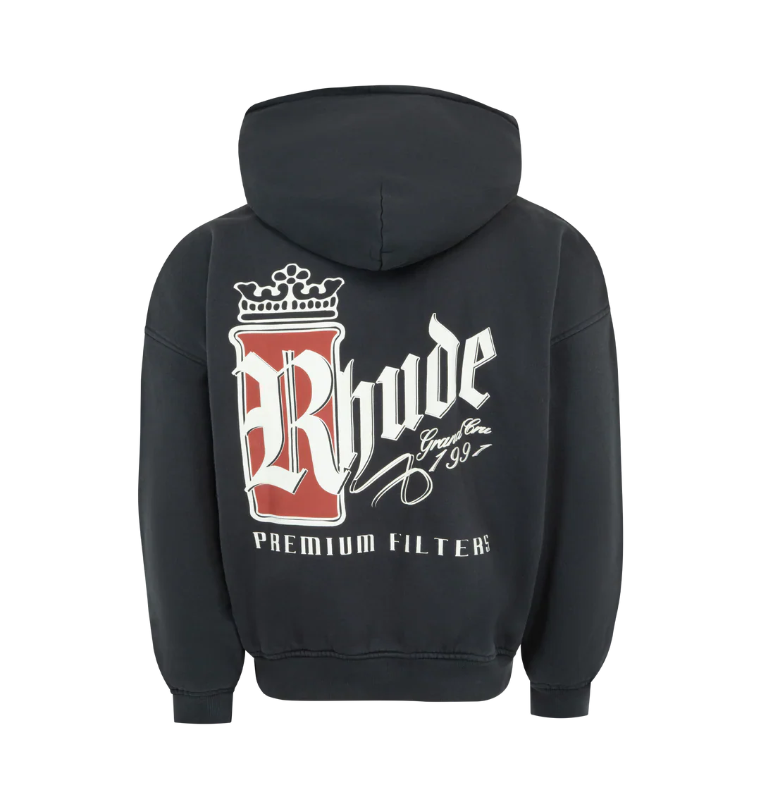 Rhude Fumar 91 Hoodie - Black - Image 2