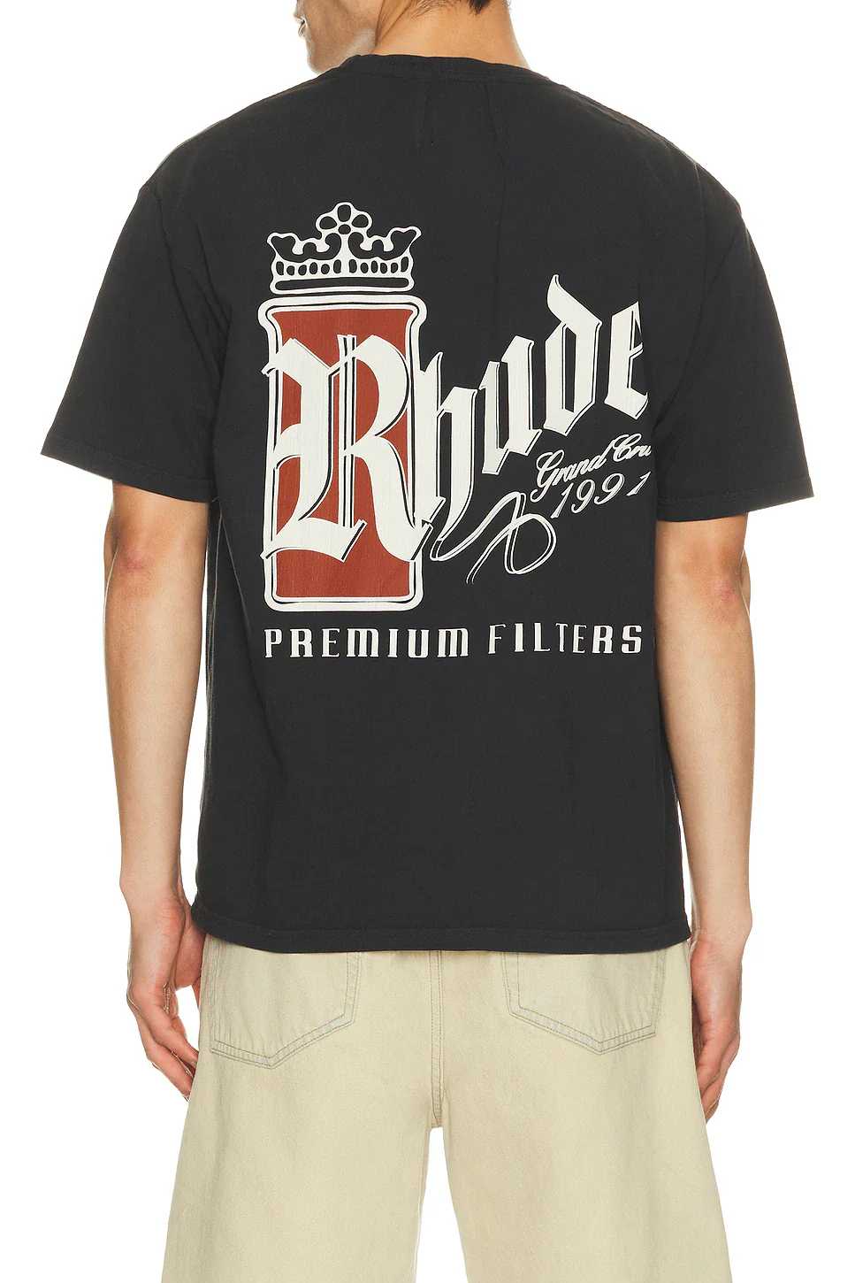 Rhude Fumar 91 Tee - Black - Image 2