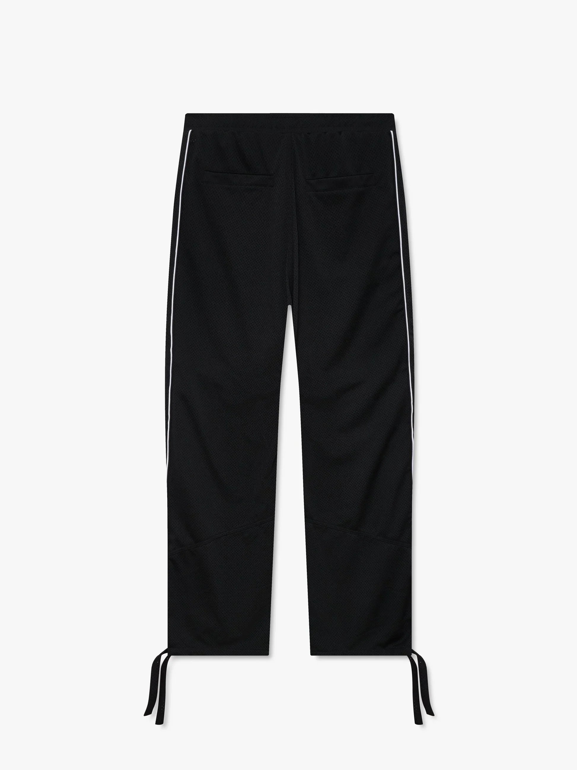 Rhude Mesh Piping Parachute Track Pants - Black - Image 2