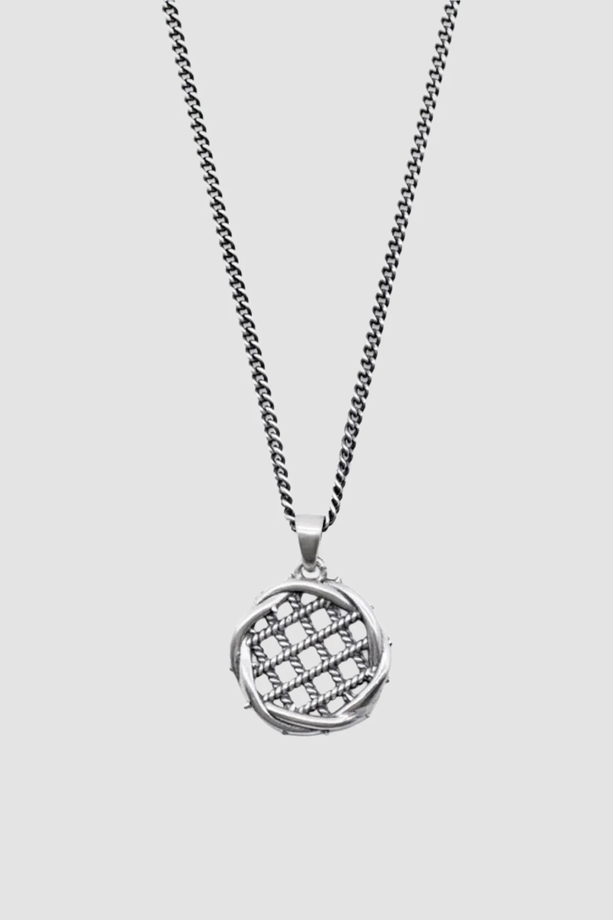 Serge DeNimes Interlock Necklace - Silver