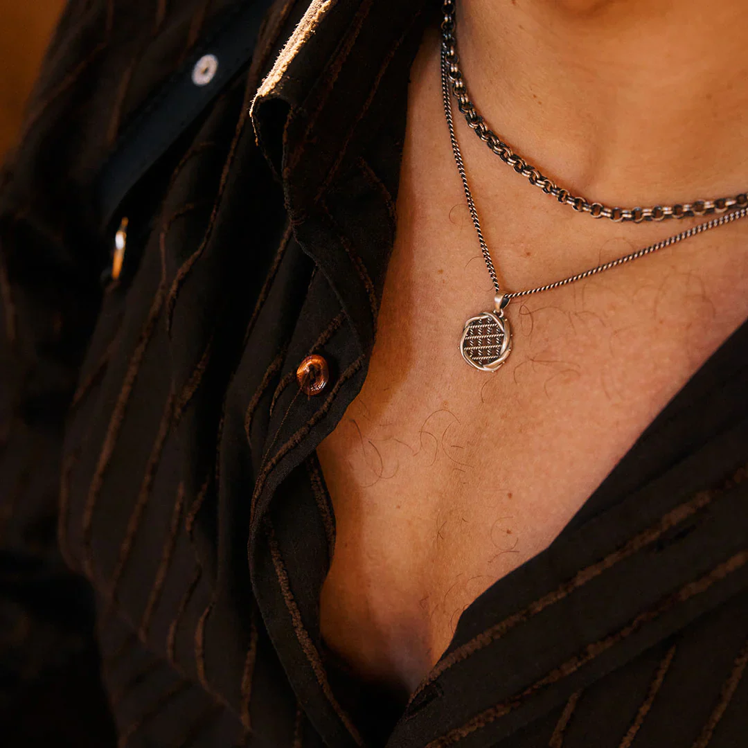 Serge DeNimes Interlock Necklace - Silver - Image 4